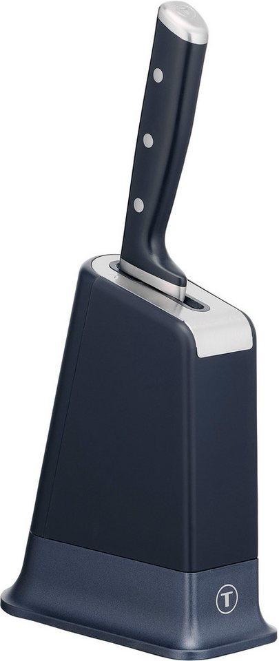 Tefal Messerblock EverSharp Pro, 1x Kochmesser 16,5 cm, 1x selbstschärfender Messerblock (2tlg), scharfe Klinge aus deutschem Edelstahl, …