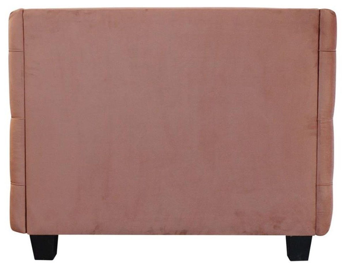 Möbel x cm 102 x 80 Bordeaux - H. - Sessel 84,5 Luxus Samt Chesterfield Padrino Chesterfield-Sessel Farben Verschiedene Casa Chesterfield