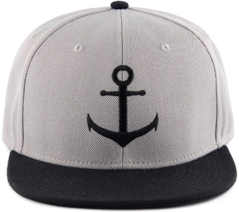 Bexxwell Snapback Cap 2er-Set Partnerlook für Klein und Groß mit Anker-Stickerei (2er Set (1x Erwachsene, 1x Kind)