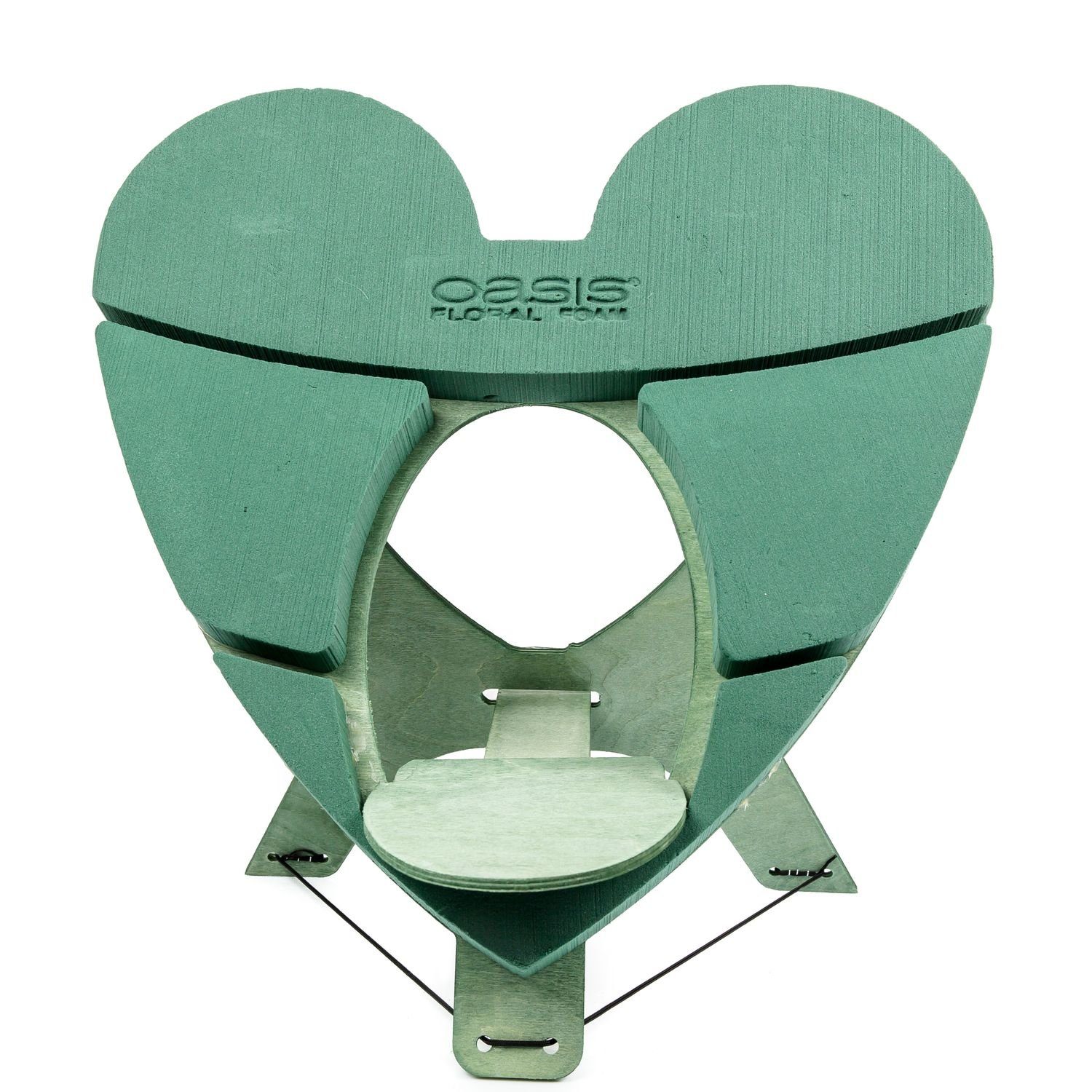 Oasis Schaumgummi OASIS® BIOLINE® Kleines Urnenherz - 46 x 46,5 x 4cm