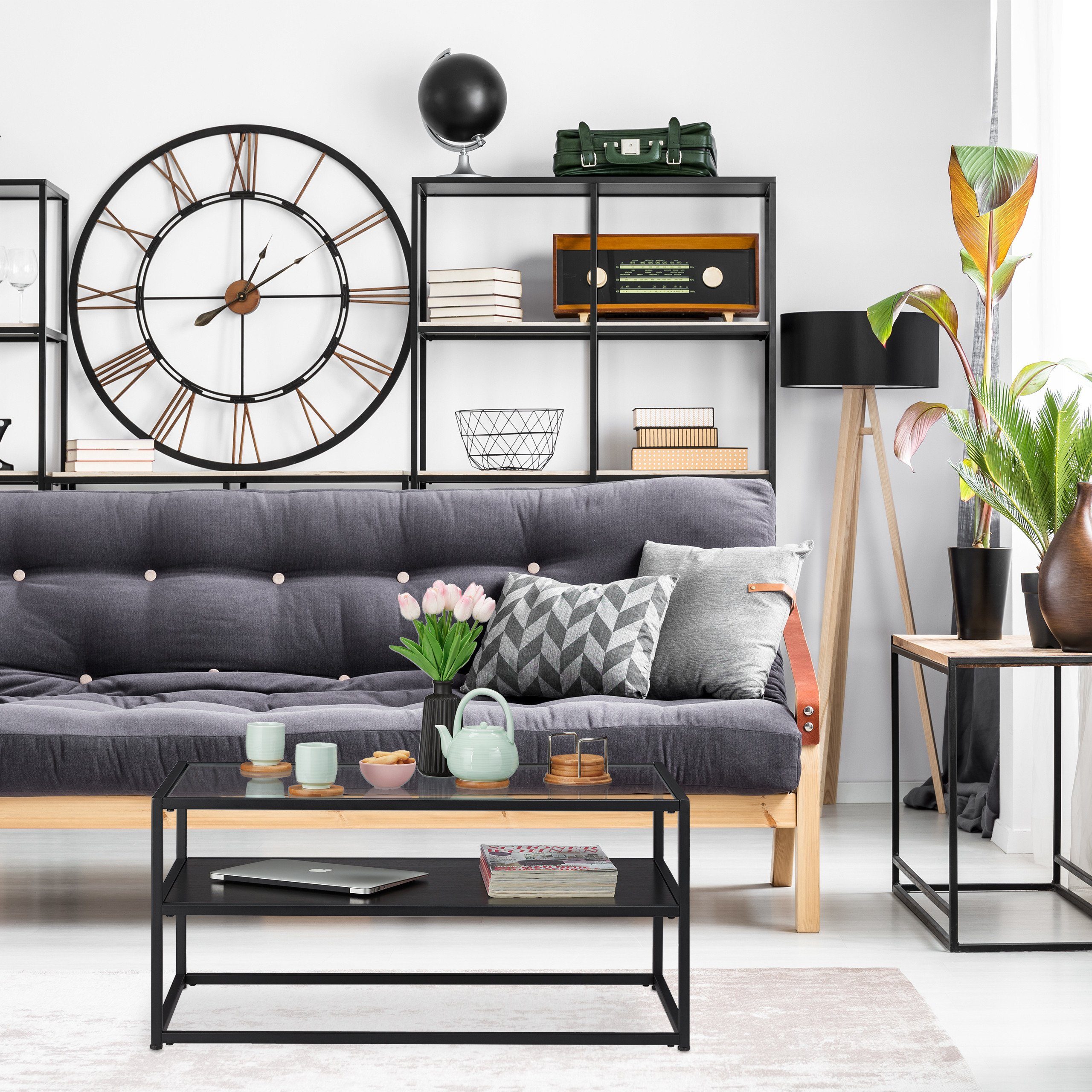 relaxdays Couchtisch Glas günstig online kaufen