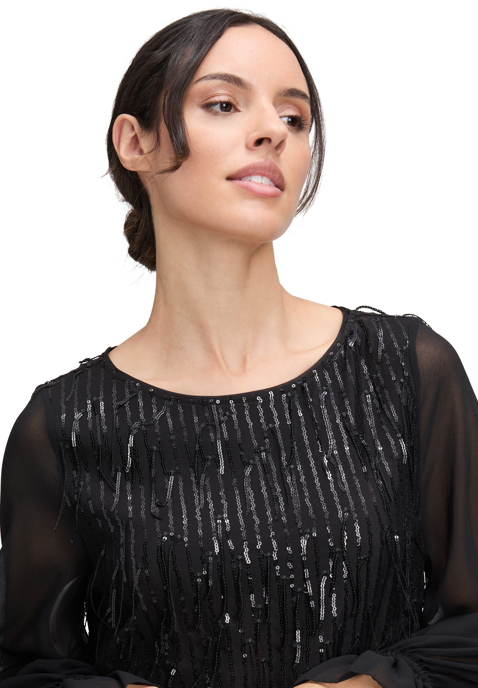 Vera Mont Cocktailkleid Damen im Glitzer-Look