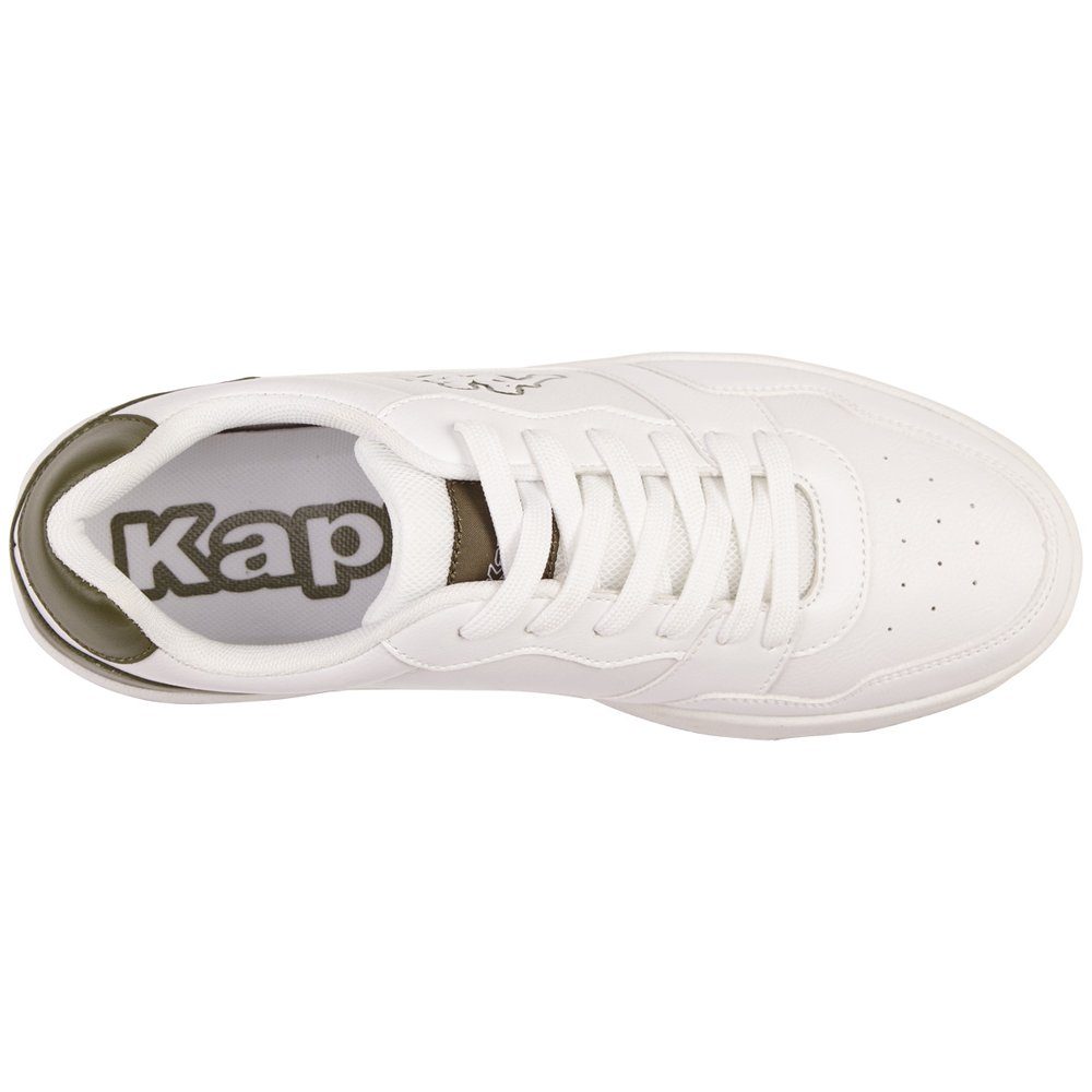 Kappa white-army Sneaker mit Innensohle herausnehmbarer