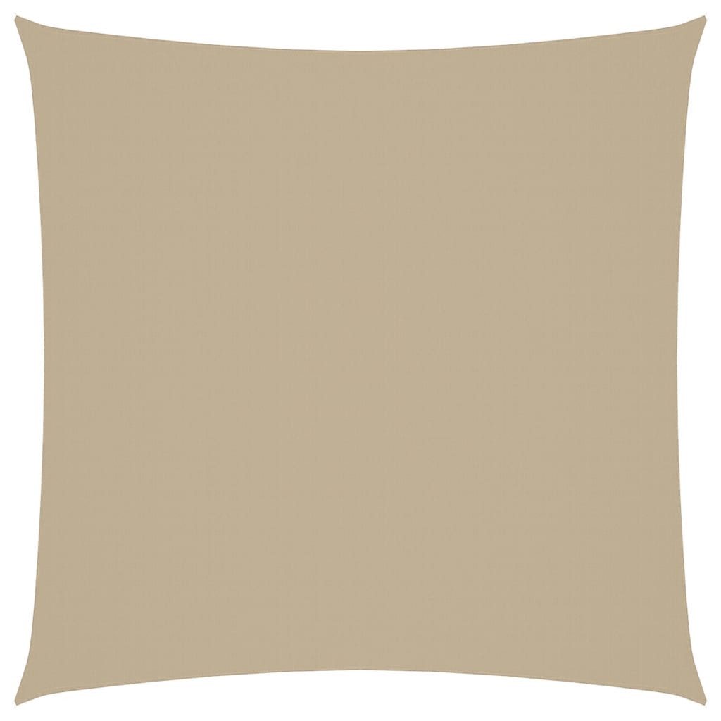 vidaXL Sonnensegel Sonnensegel Oxford-Gewebe Quadratisch 2x2 m Beige, (1-tlg)