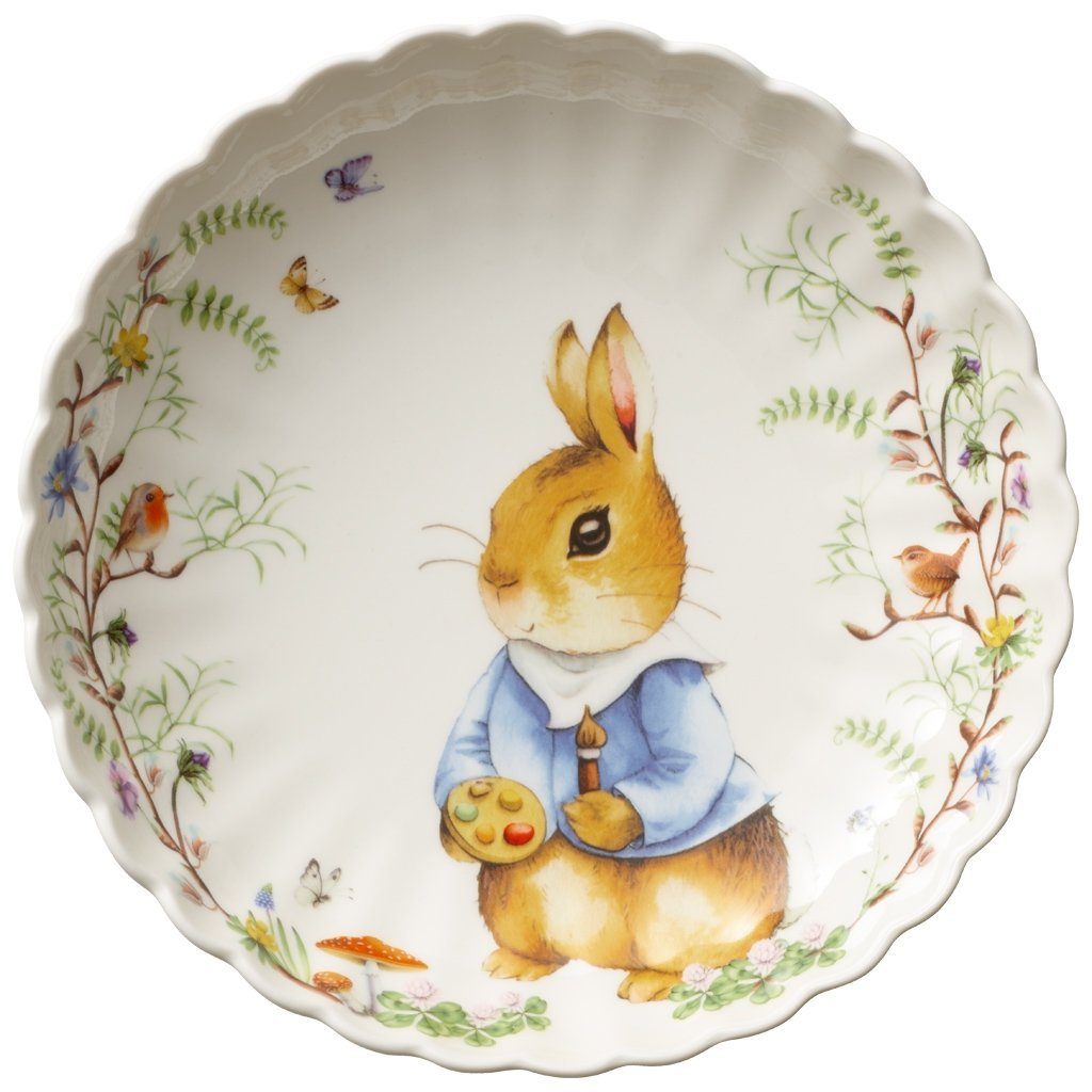 Villeroy & Boch Schale Spring Fantasy Schale mittel Max 24 cm, Premium Porcelain, (Schüsseln & Schalen)