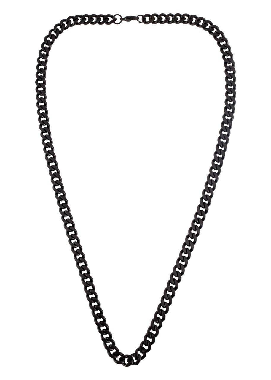 Akitsune Edelstahlkette Fibra Kette Mattschwarz - 9mm 40 cm // 15.74 in