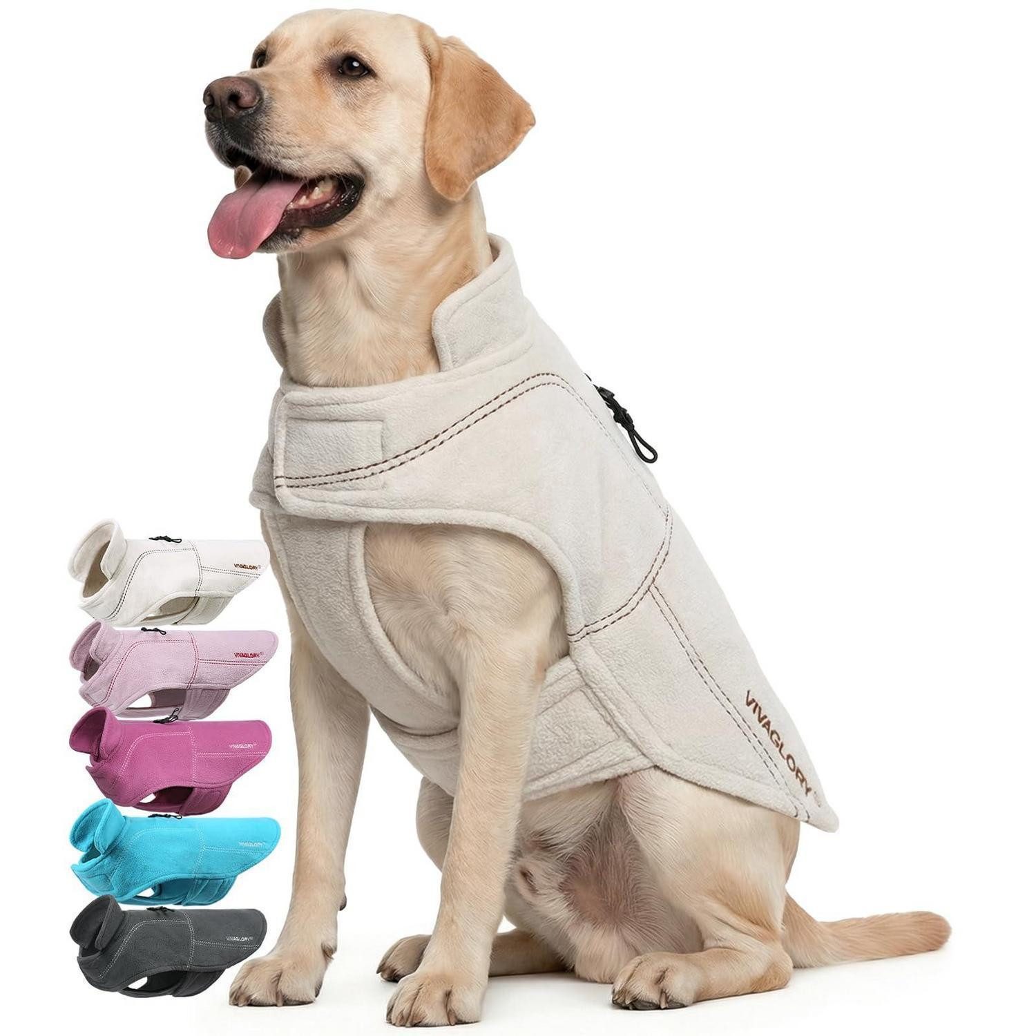 LuxusKollektion Hundemantel Hundemantel Fleece L Beige