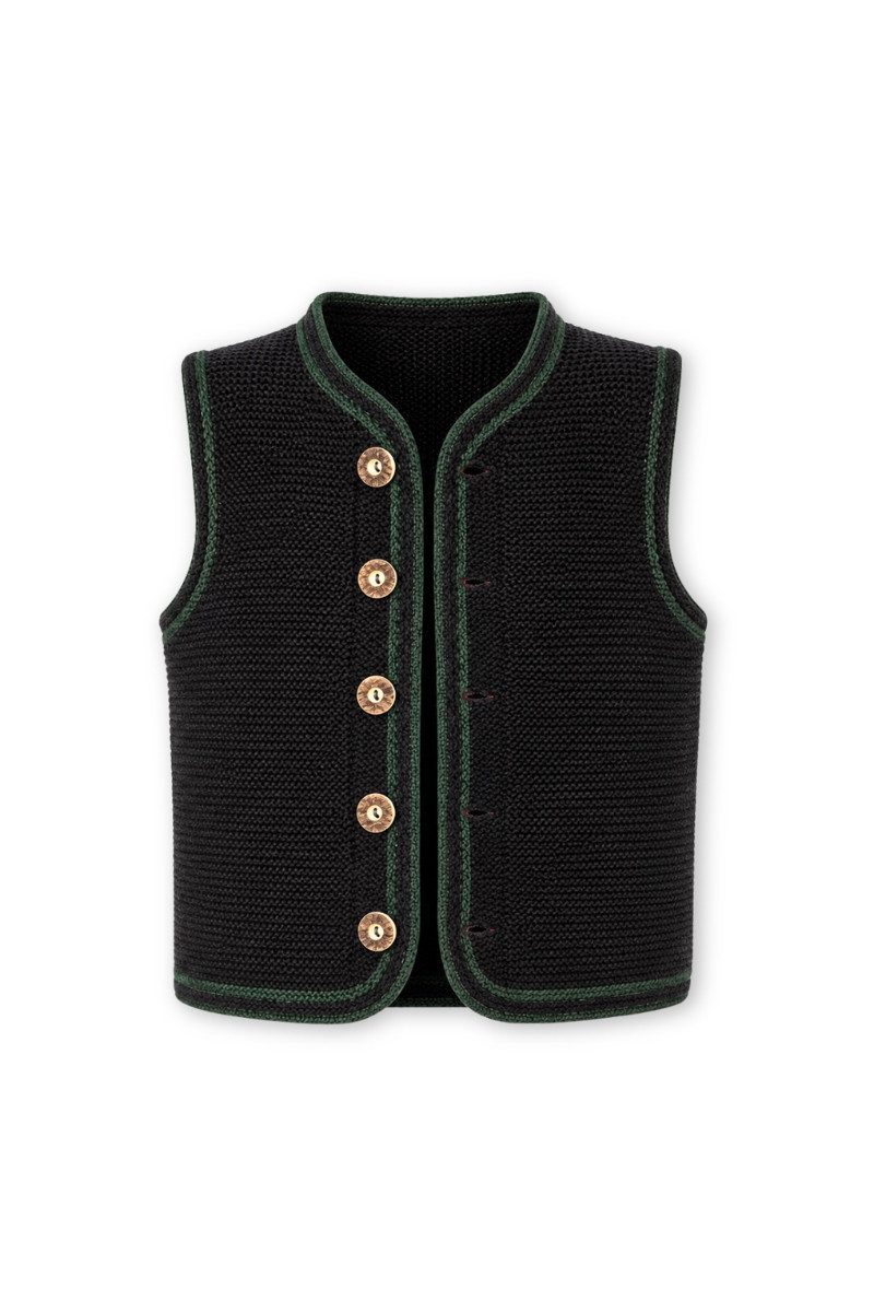 M.Stützle GmbH Trachtenkleid Kinderweste - W002 - schwarz