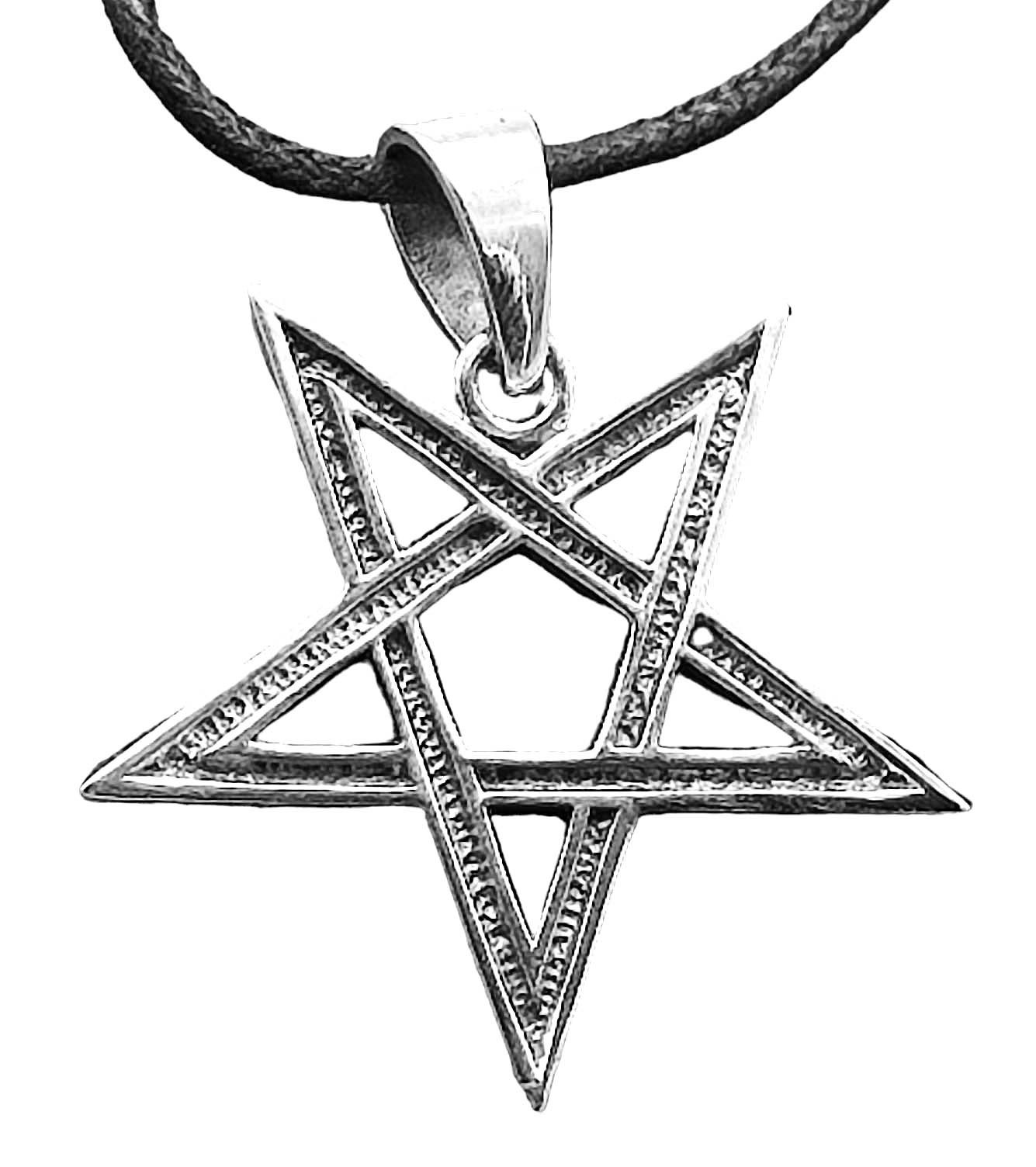 Kettenanhänger ANHÄNGER 451 PENTAGRAMM - SILBER