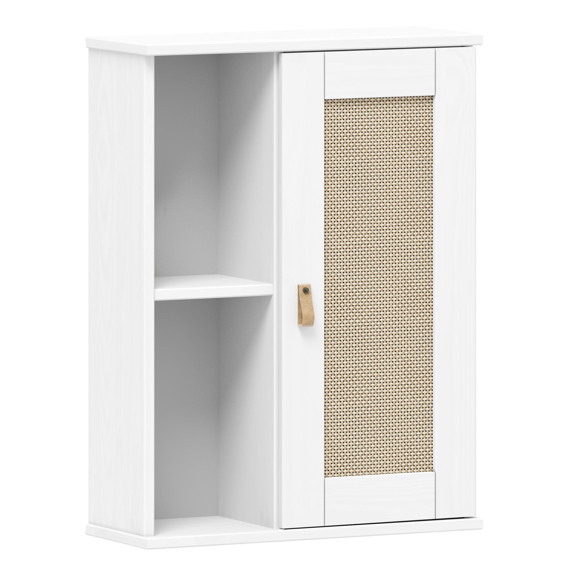 Woodroom Hängeschrank Valencia Kiefer massiv Oberfläche lackiert BxHxT 52x70x21 cm
