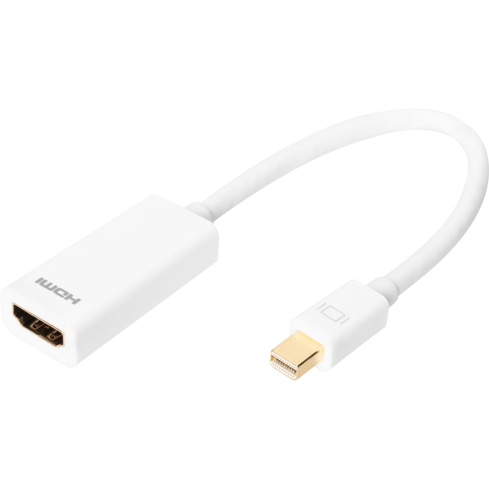 Digitus Digitus Mini DisplayPort auf HDMI Adapter / Konverter, (HDMI, DP 1.1a Audio- & Video-Kabel