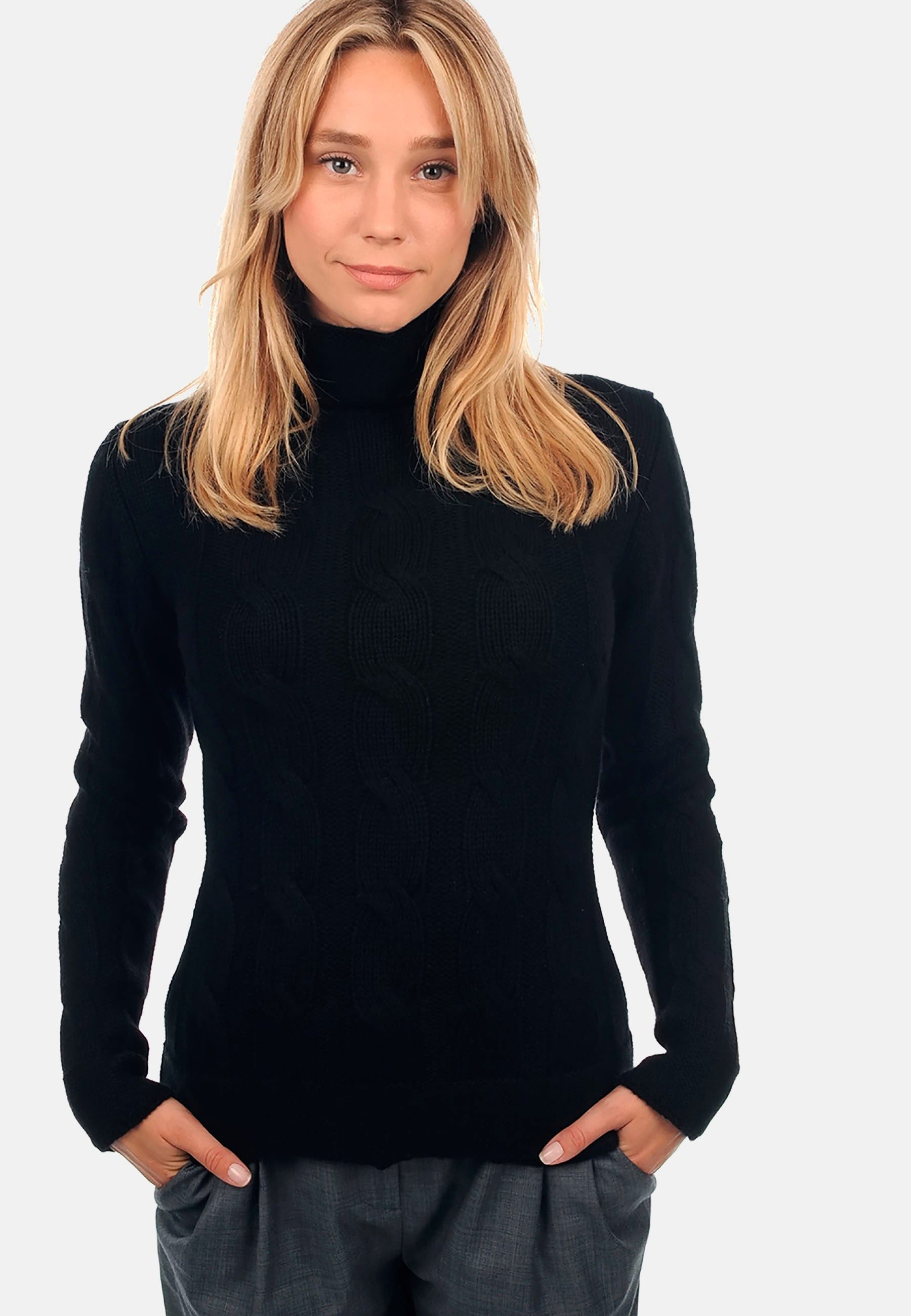 Mahogany Kaschmirpullover Weiß