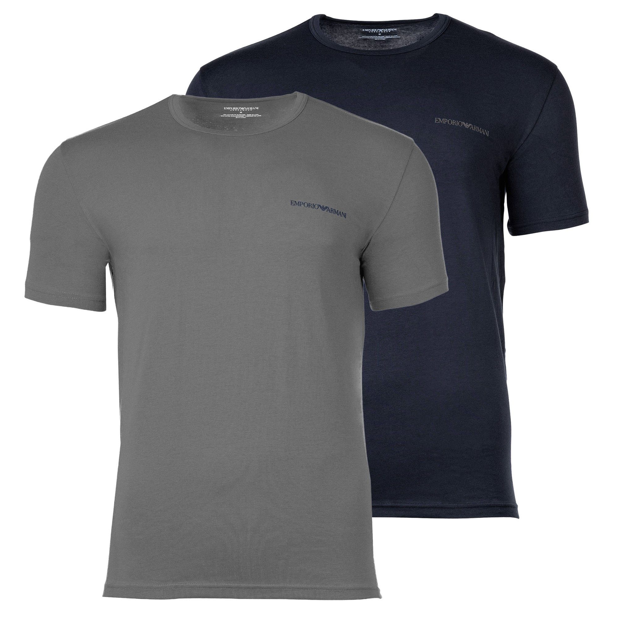 Emporio Armani T-Shirt Herren T-Shirt 2er Pack Baumwolle CORE LOGOBAND (Pac günstig online kaufen