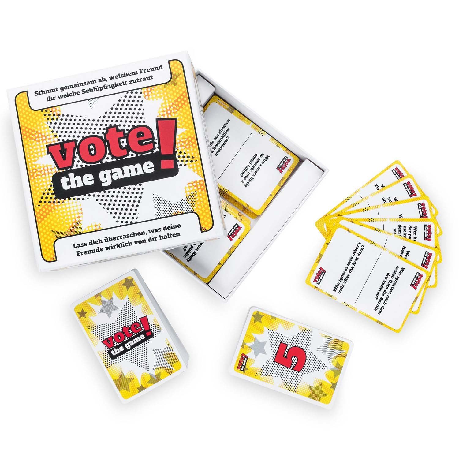 Goods+Gadgets Spiel The Voting Game – Personality Partyspiel, soziales & Gruppenspiel, The Voting Game Partyspiel, Lerne Deine Freunde Besser kennen!