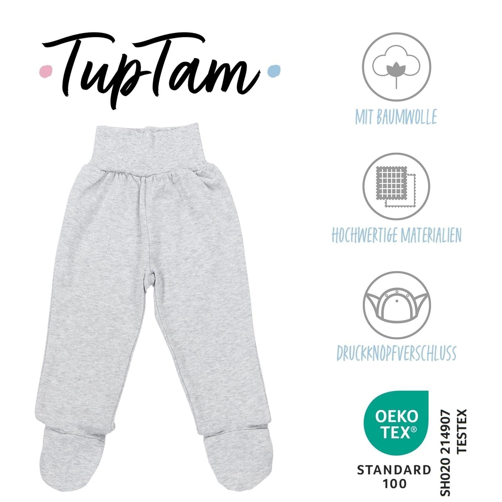 TupTam Strampler TupTam Baby Jungen Strampelhose mit Fuß 3er Pack