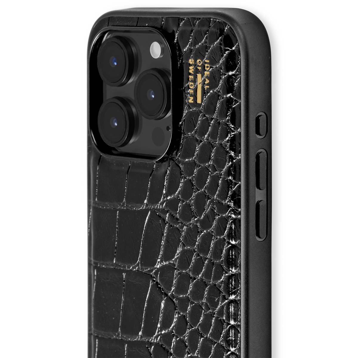 iDeal of Sweden Backcover iDeal of Sweden Vegan Leather Back Cover Apple iPhone 15 Pro - Black C