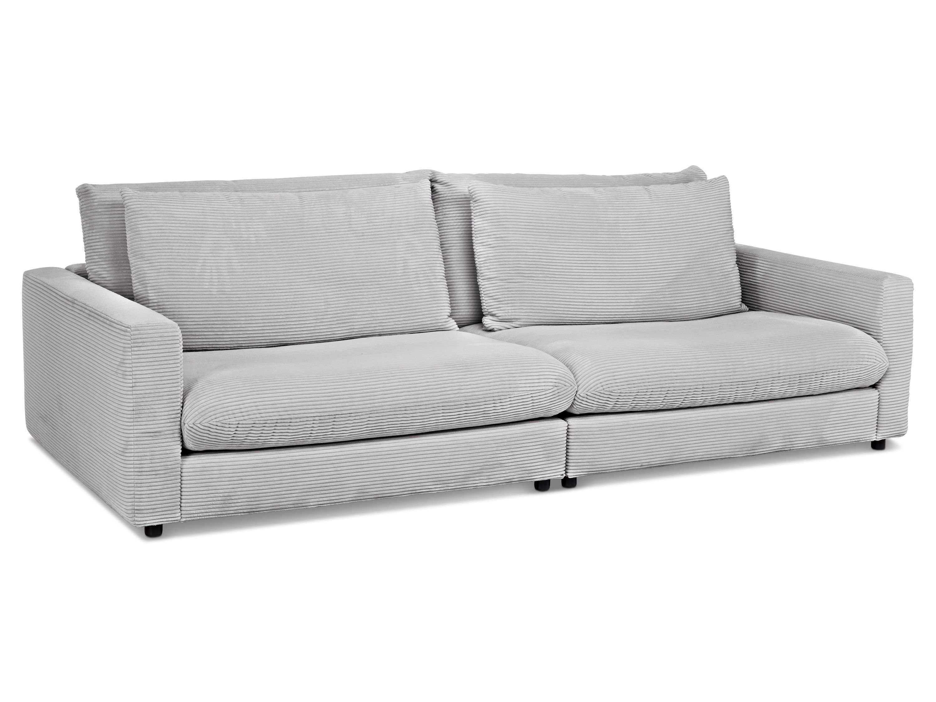 SANSIBAR Living Sofa Sofa SANSIBAR DAGEBÜLL BHT 268x87x127 cm grau Couch Einzelsofa Zweier
