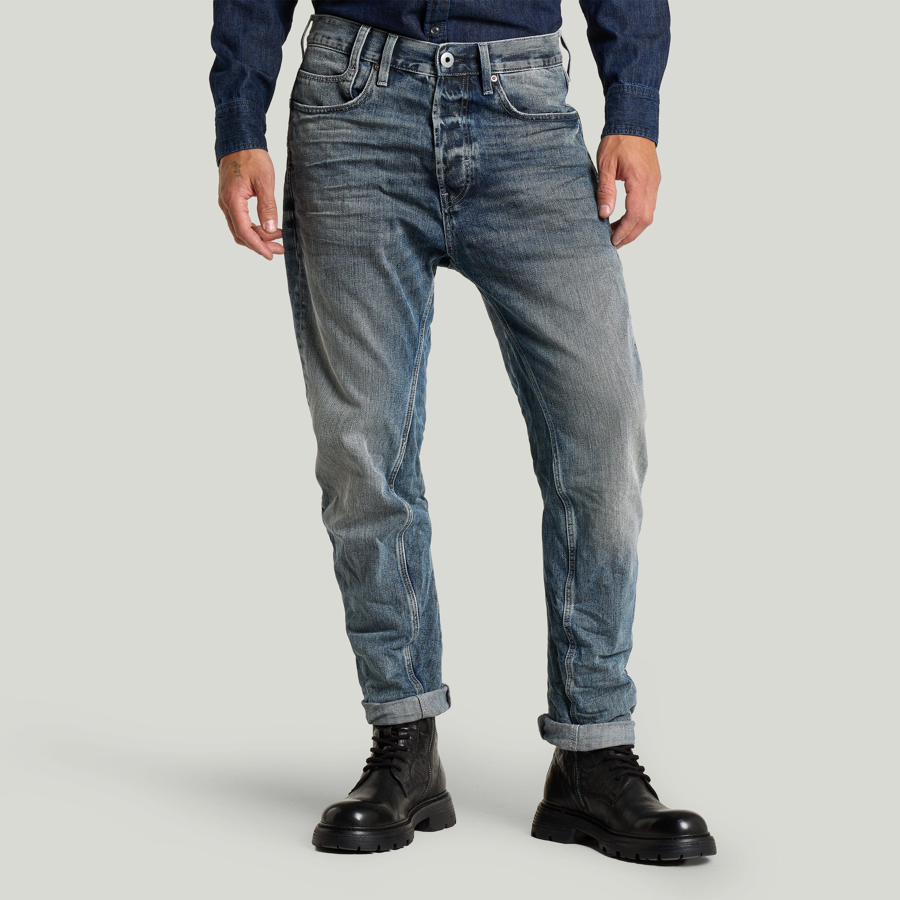 G-STAR Tapered-fit-Jeans G-Star Arc 3D mit Knopfverschluss, mittlerer Bund