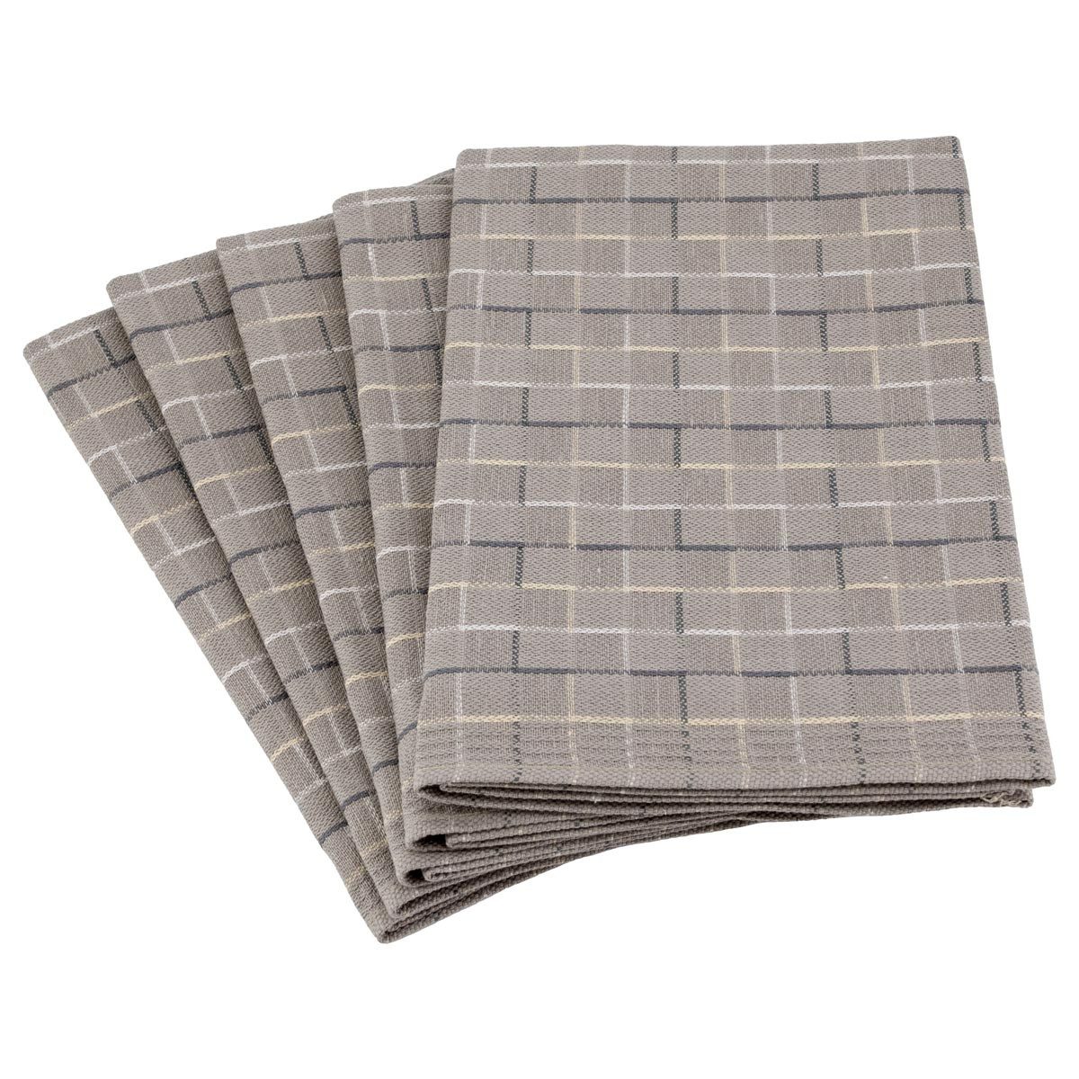 ROSS Geschirrtuch Premium, (Spar-Set, 5-tlg), 5 X Geschirrtuch im Set - Saugstark