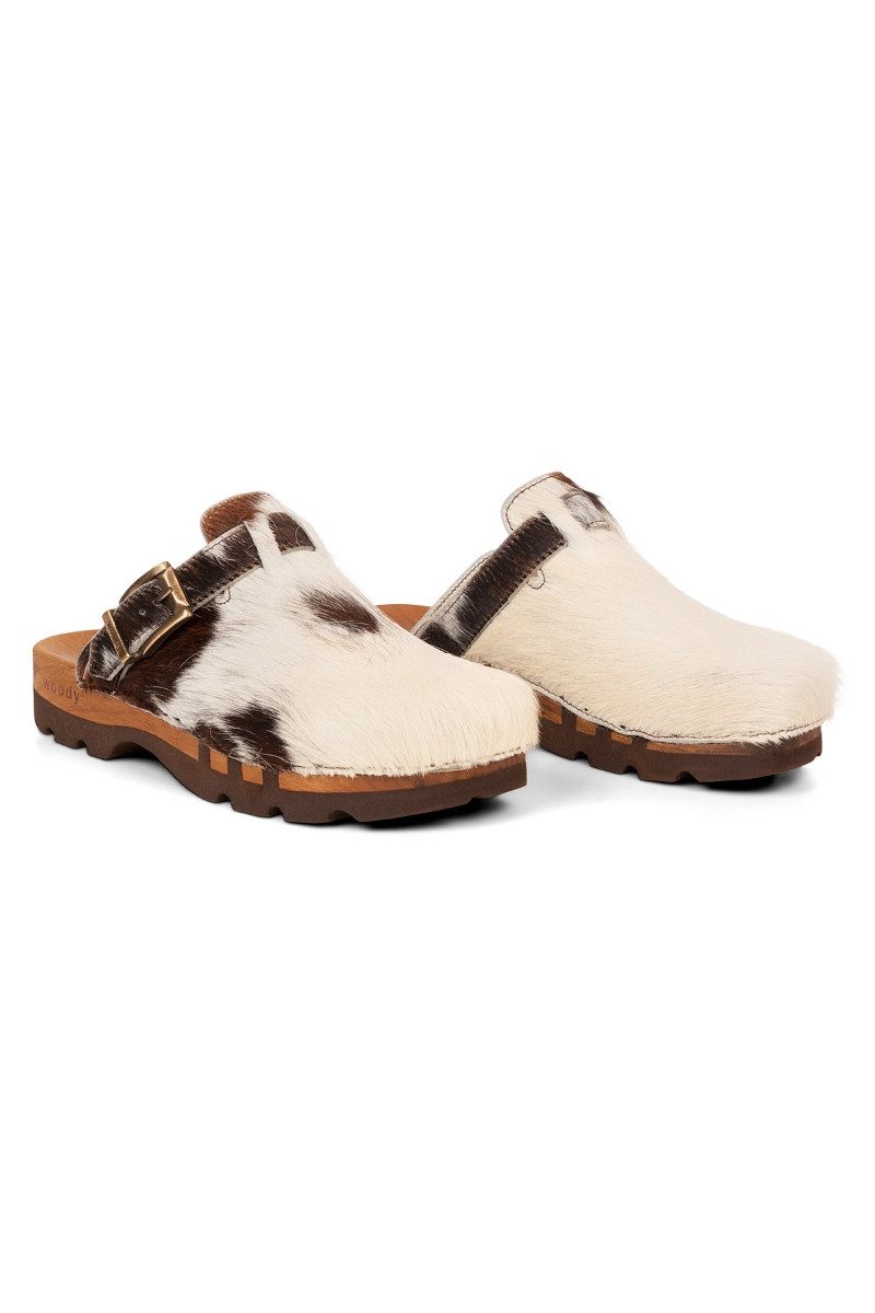 woody GmbH Kuhfell Clogs - LUKAS FELL - kuhfell Sneaker
