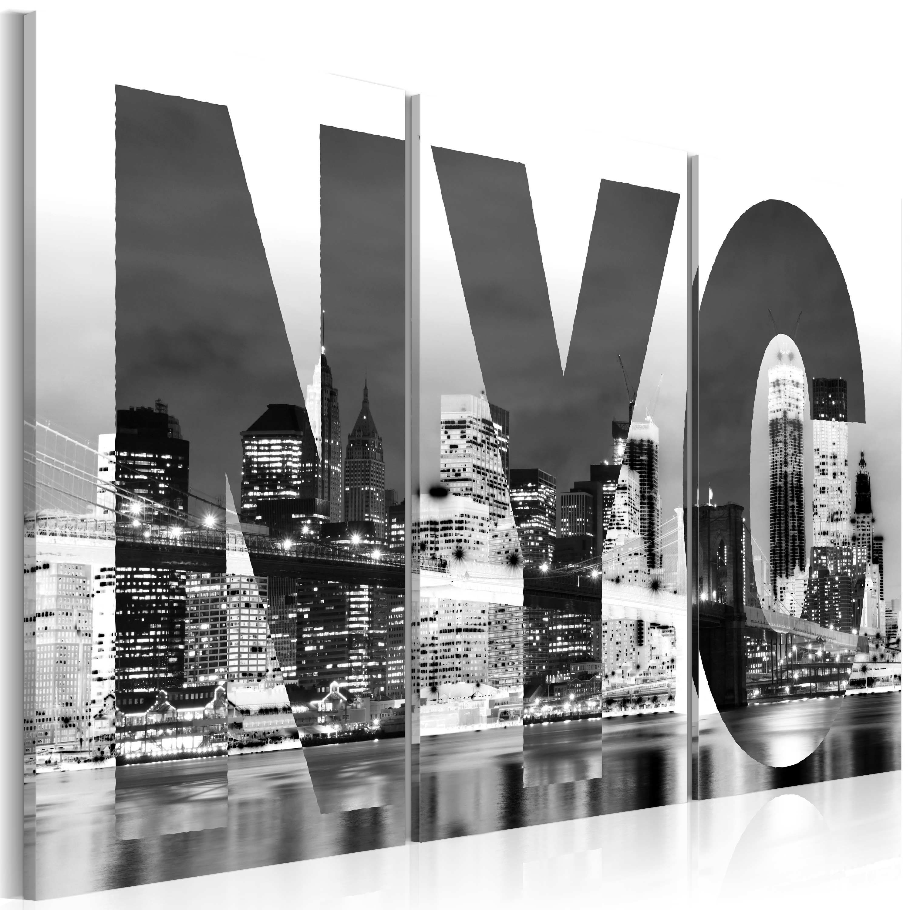 Artgeist Wandbild New York (schwarz-weiß)