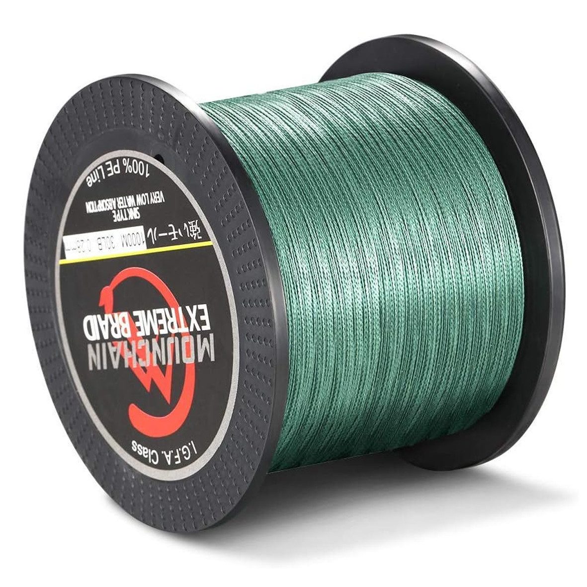 GarveeMore Angelschnur Línea de Pesca Trenzada 4/8 Hebras 100% PE Resistente 300-1000m, 500 m Länge