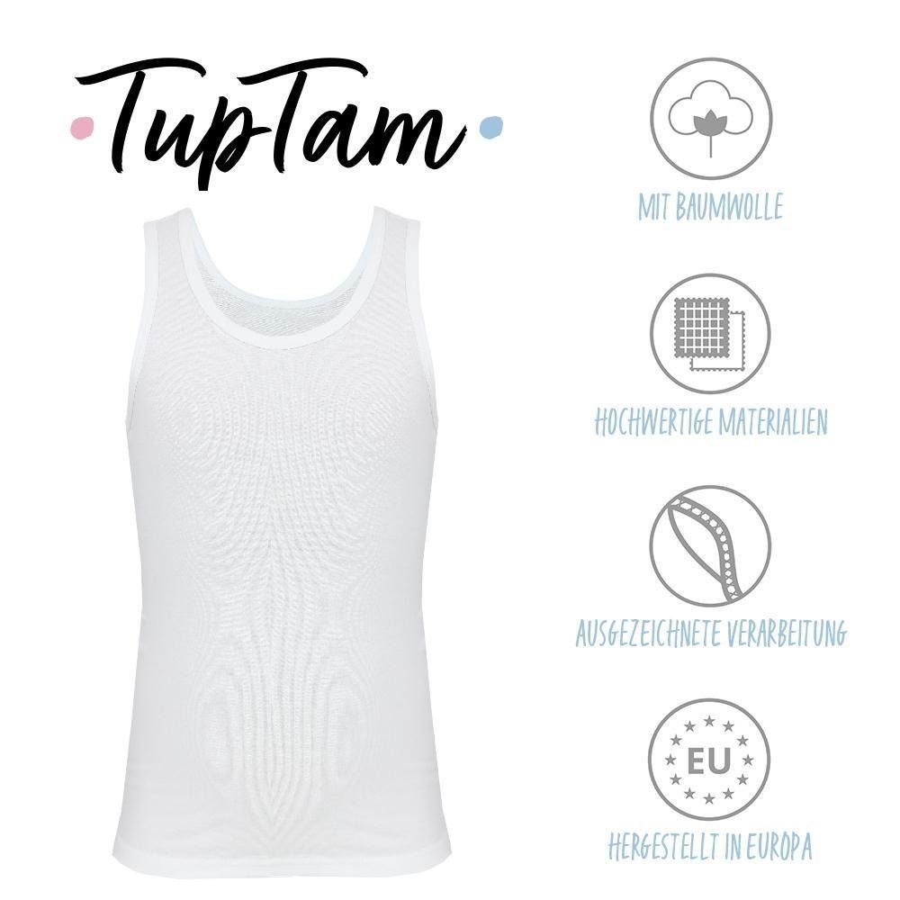 TupTam Unterhemd TupTam Kinder Jungen Unterhemd Ärmellos Tanktop 5er Pack