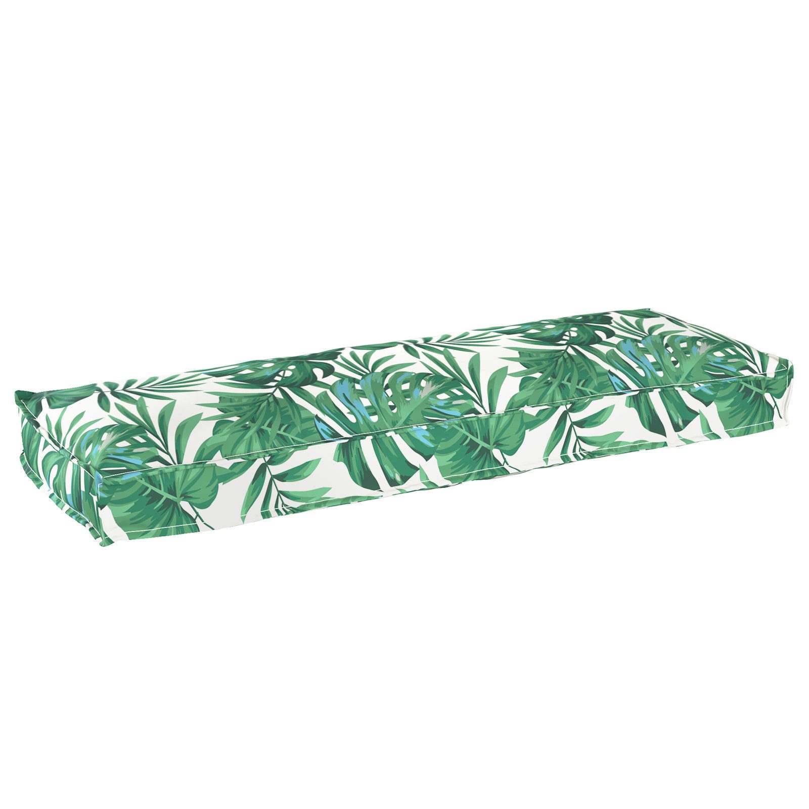 vidaXL Sitzauflage Pallet-Kissen für Bänke Blattdesign günstig online kaufen