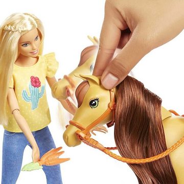 Mattel® Puppen Accessoires-Set Mattel FXH15 - Barbie - Puppen-Spielset Reitspaß, Pferde mit Zubehör