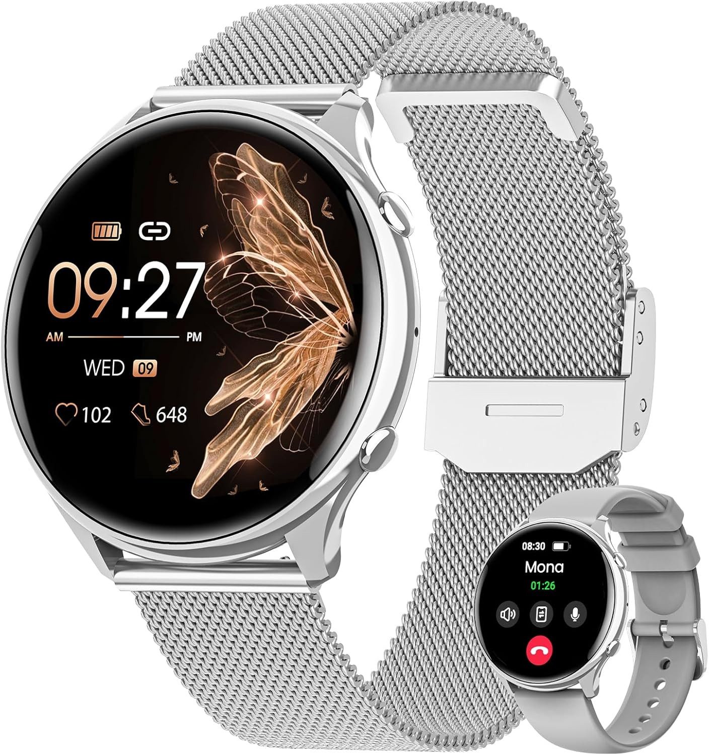 AIMIUVEI G37 Smartwatch (3,5 cm, Andriod ios), FRAUEN SMARTWATCH