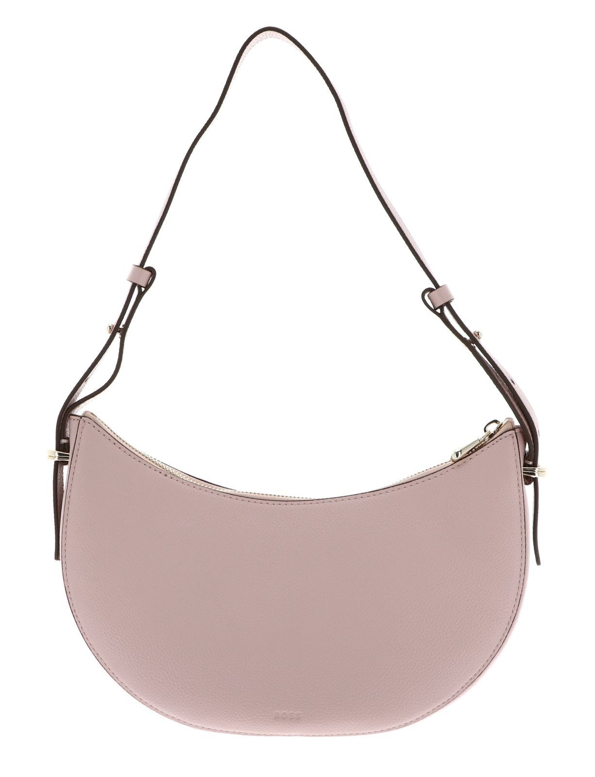 BOSS Schultertasche Halfmoon Shoulder Bag, aus echtem Rindsleder