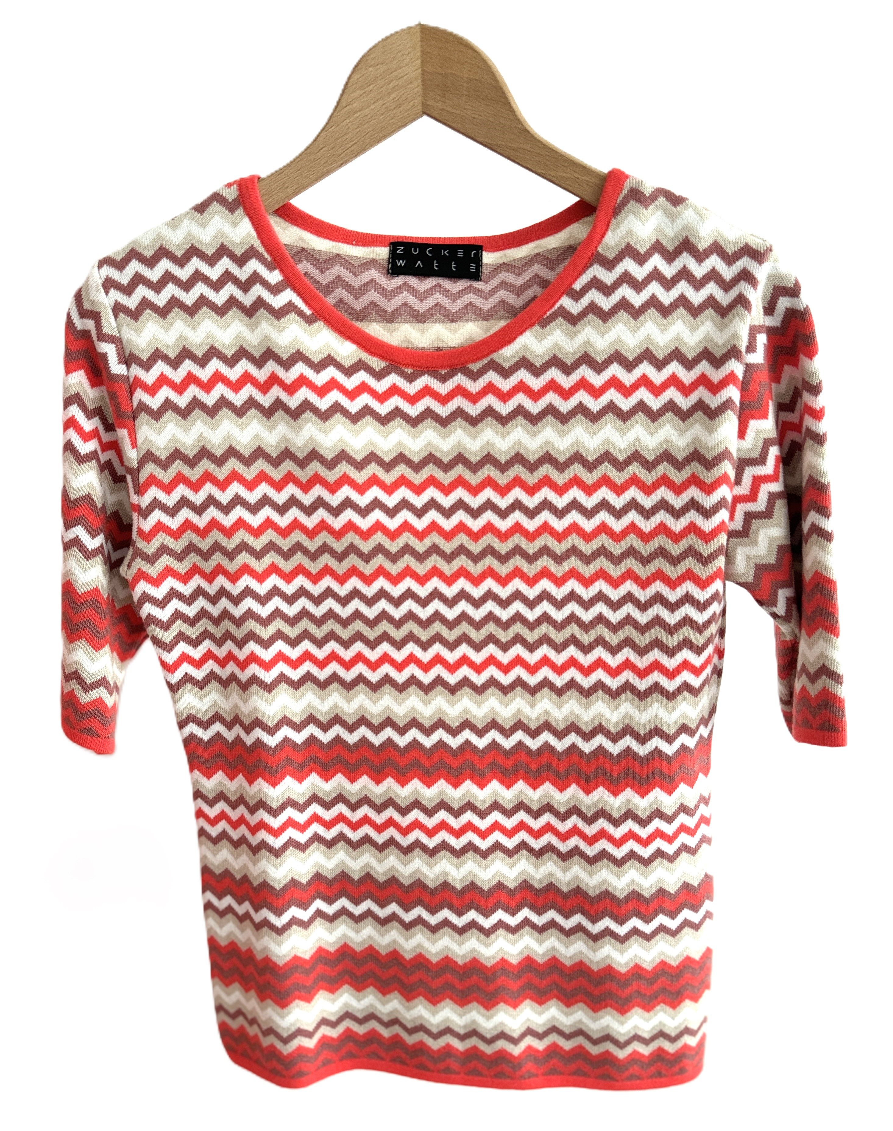 Zuckerwatte Streifenpullover