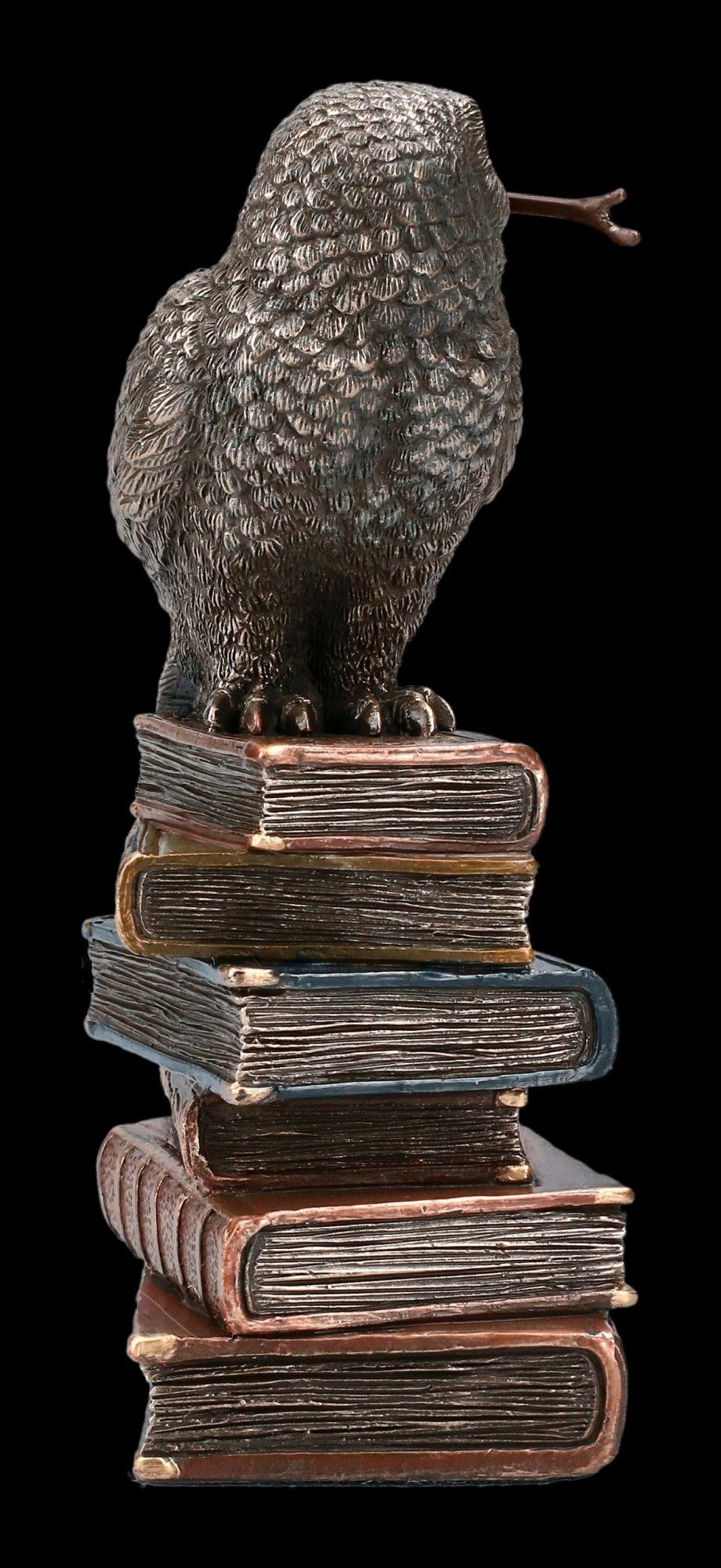 Figuren Shop GmbH Tierfigur Eulen Figur mit Zauberstab - Spellcraft - Veronese Tier Dekoration