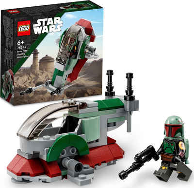 LEGO® Konstruktionsspielsteine Boba Fetts Starship™ – Microfighter (75344), LEGO® Star Wars™, Made in Europe