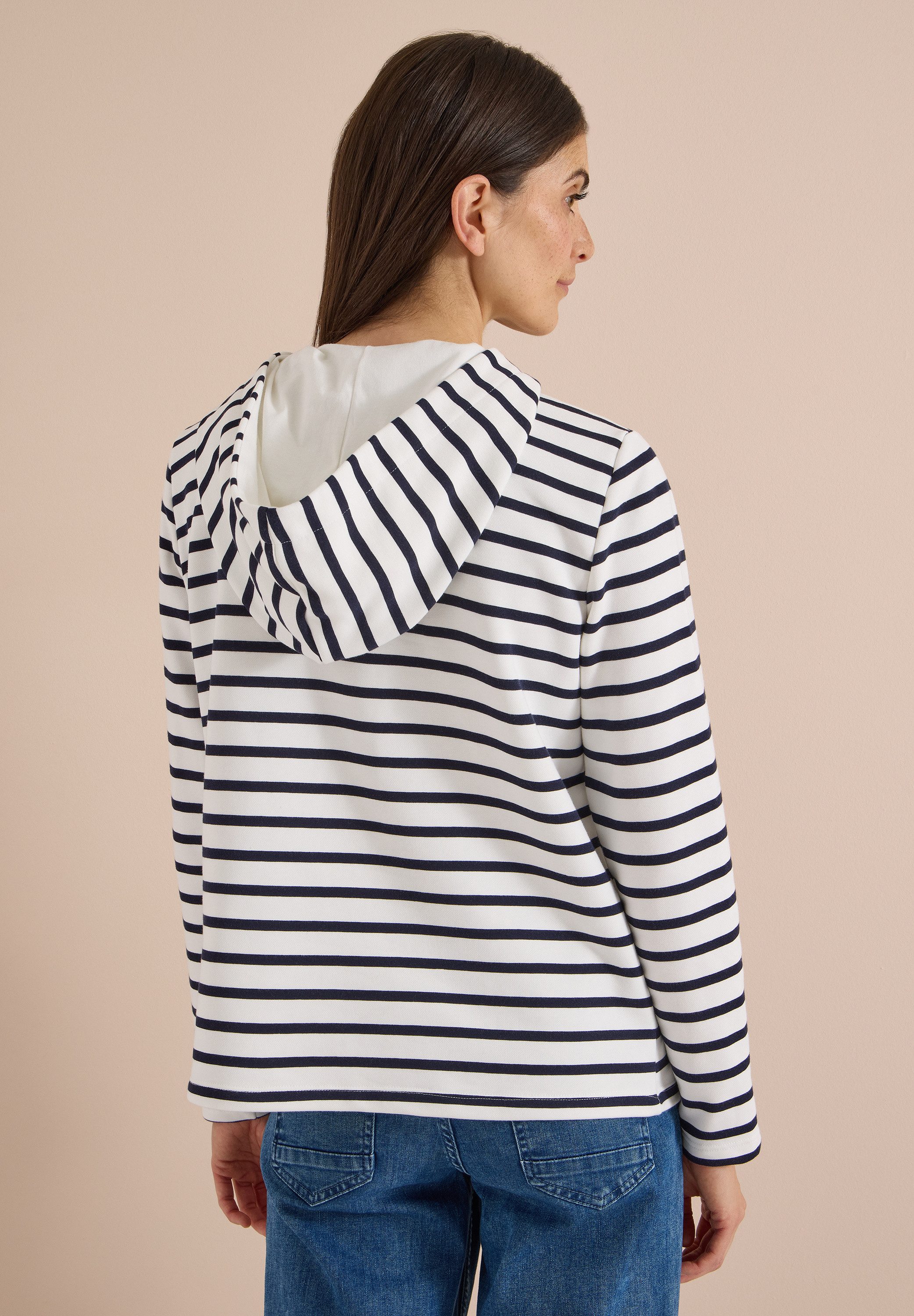 CECIL Sweatshirt im Streifendesign