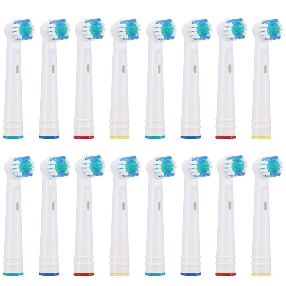 Haushalt Zahnpflege Dooloo Aufsteckbürste 16 Stück Ersatzbürsten kompatibel mit Oral-B, Spar-Set, Für rotierende Zahnbürsten, Ab