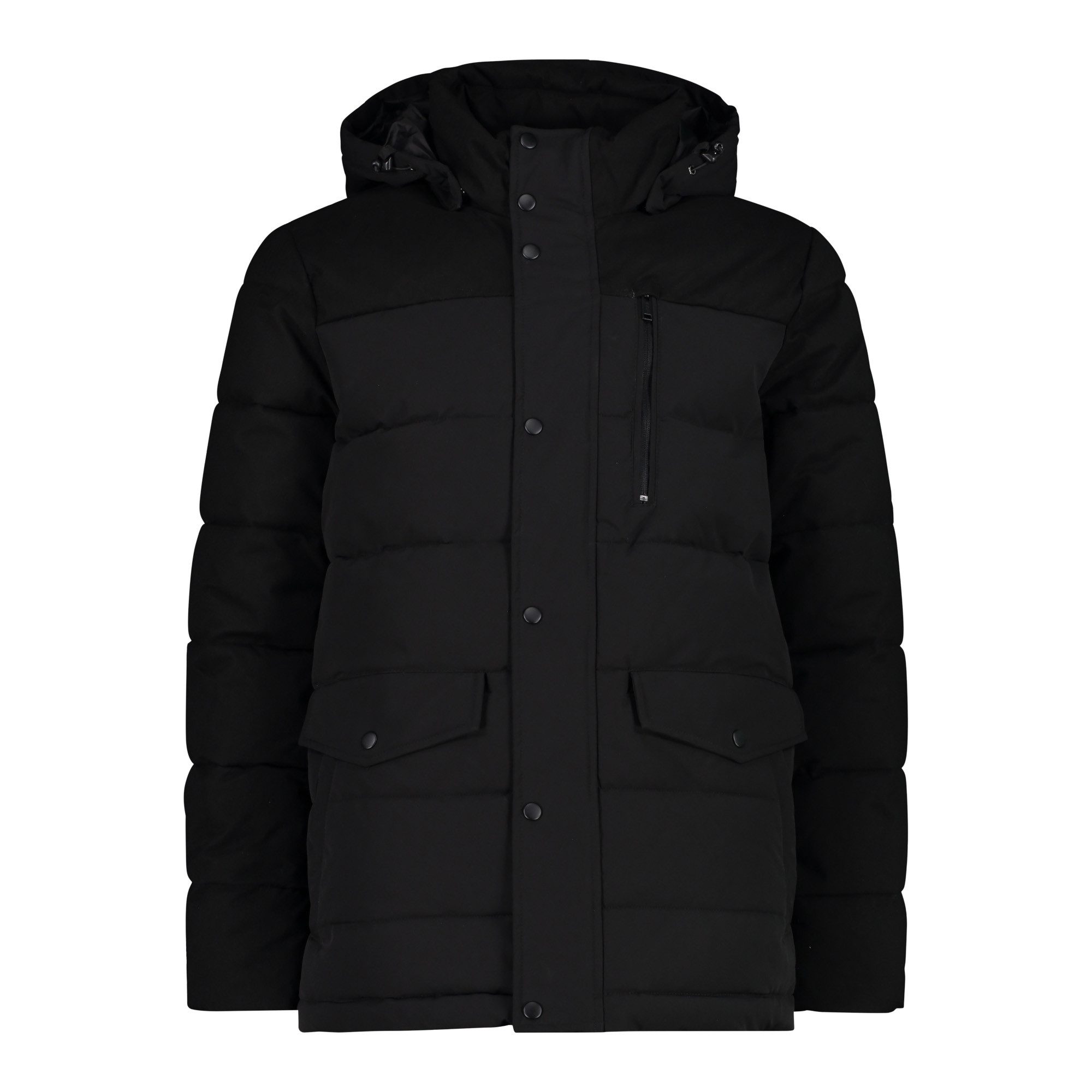 Outdoorjacke CMP Herren Jacke Man Long Jacket Snaps Hood 33K3897
