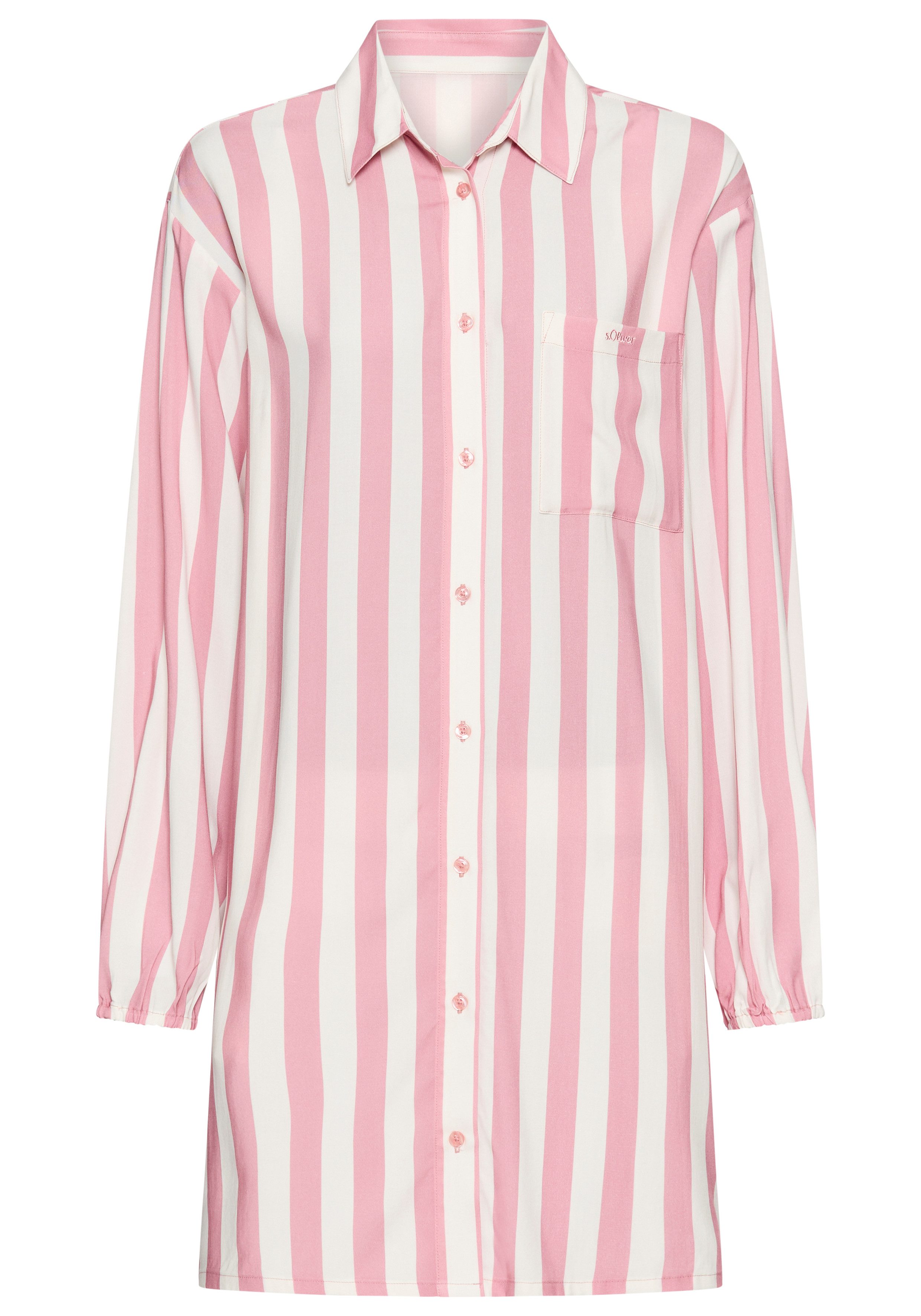 s.Oliver Nachthemd mit breiten Streifen