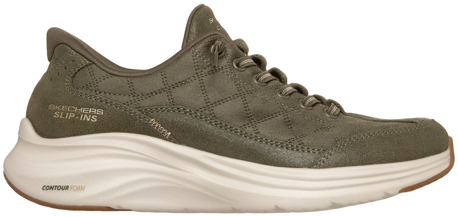 Skechers Skechers Contour Foam Natural Ease Slip-On Grün OLV Slipper
