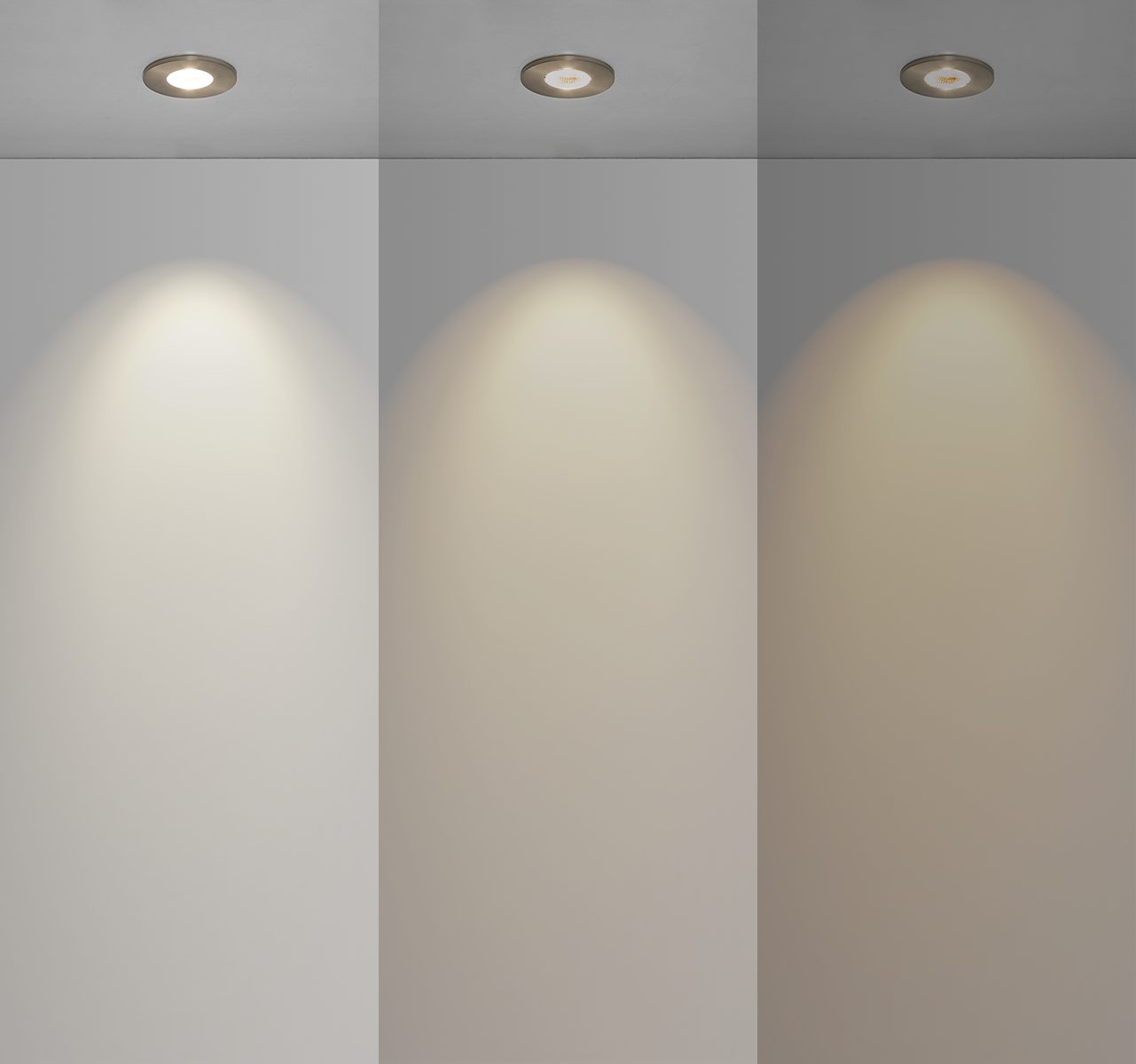 LEDANDO LED Einbaustrahler mit extra Einbaustrahler in weiß 5W LED LEDANDO flach von 3er Set LED