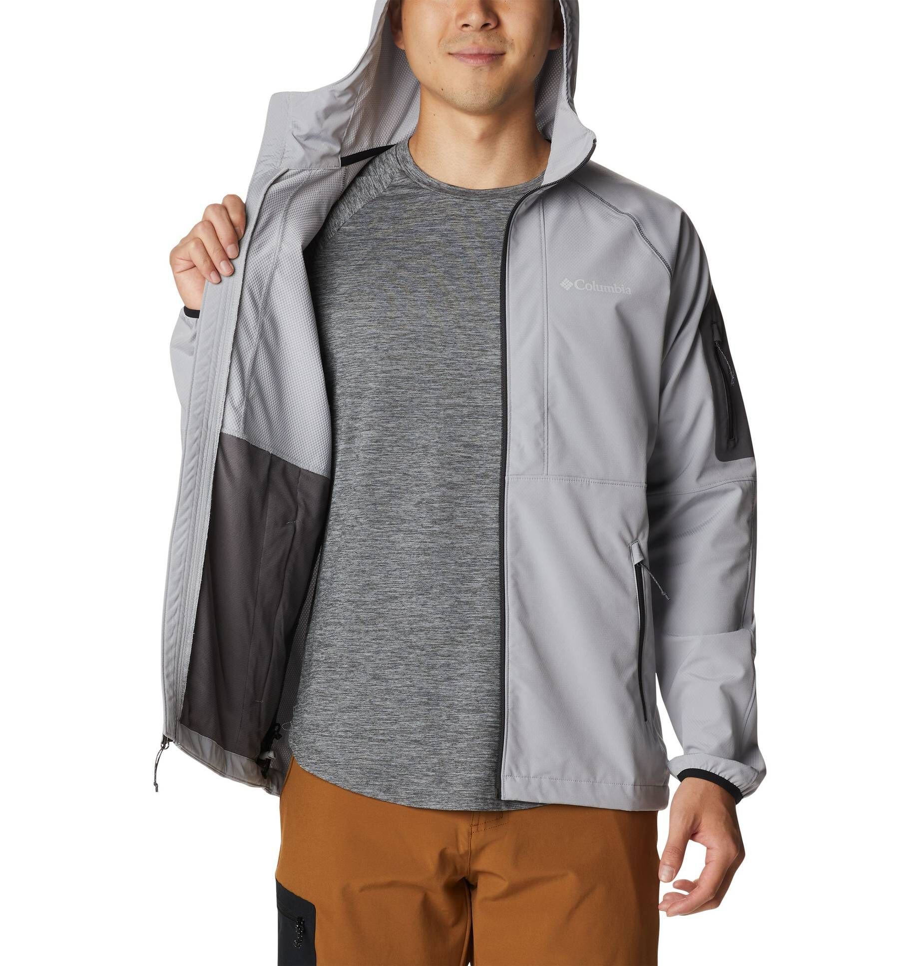 (1-St) grau (231) Softshelljacke Columbia