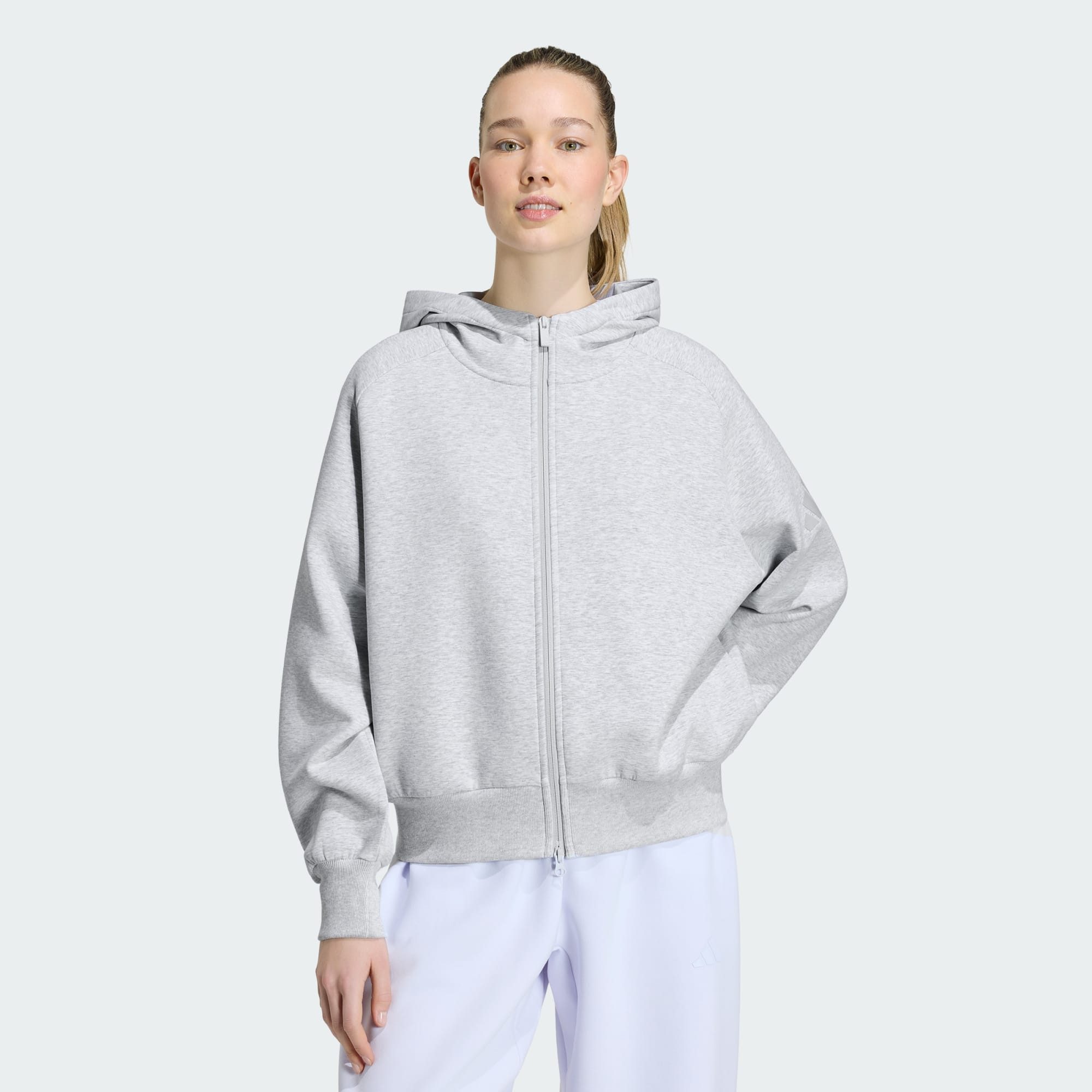 adidas Sportswear Funktionsjacke SOFT LUX KAPUZENJACKE, REISSVERSCHLUSS (1-St)