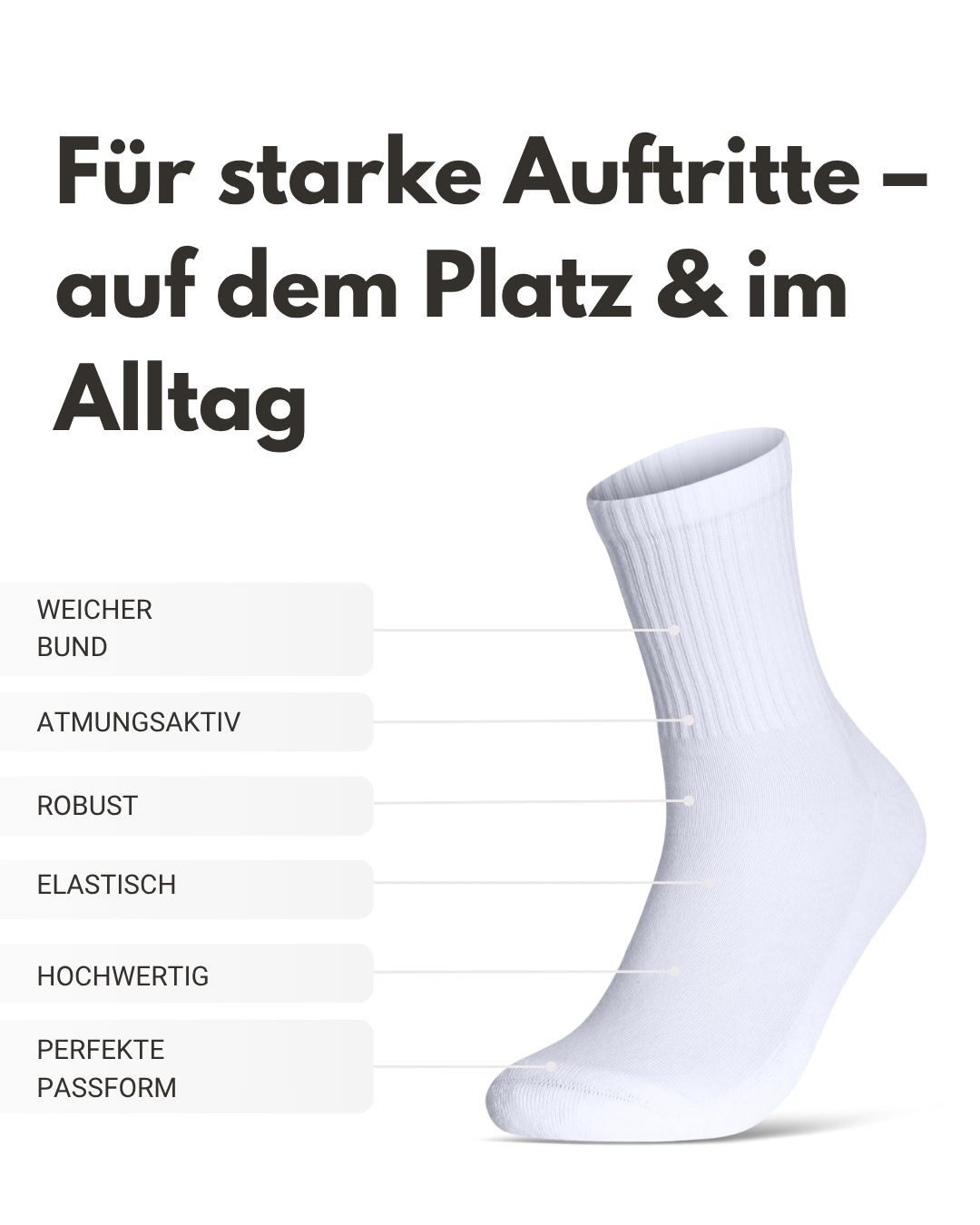 sockenkauf24 Tennissocken Damen Sportsocken Premium Retro Crew Socken mit Komfortbund (12-Paar) verstärkte Ferse & Fußspitze, gepolsterte Sohle, gekämmte Baumwolle