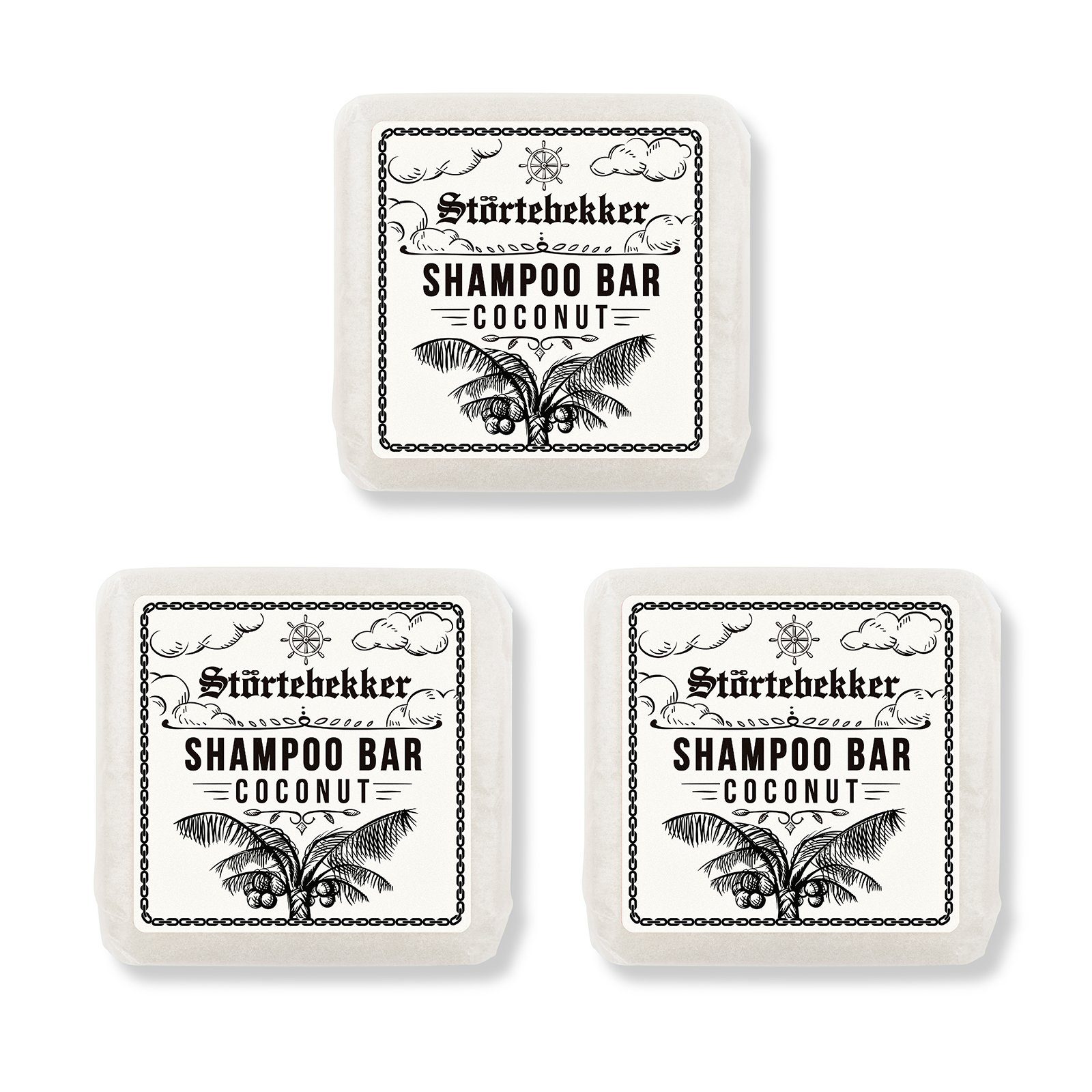 Festes Haarshampoo Kokos