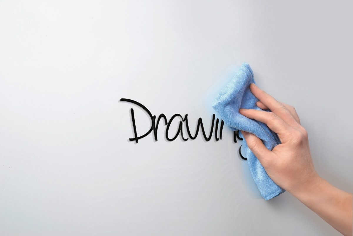 LEGAMASTER Wandtafel Glasboard magnetisch 90x120cm weiß