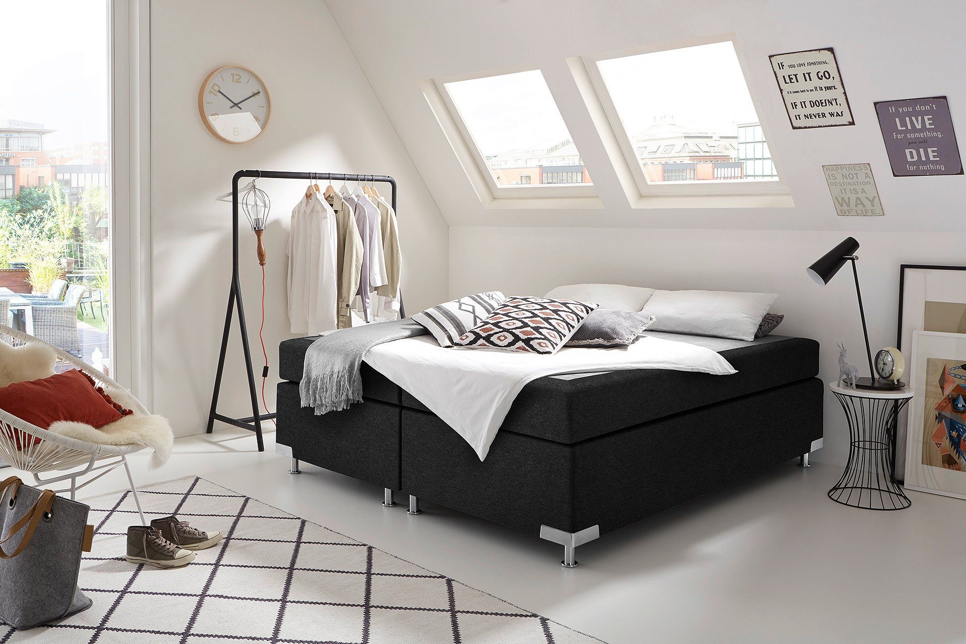 Westfalia Schlafkomfort Boxspringbett Holland, ohne Kopfteil, günstig online kaufen
