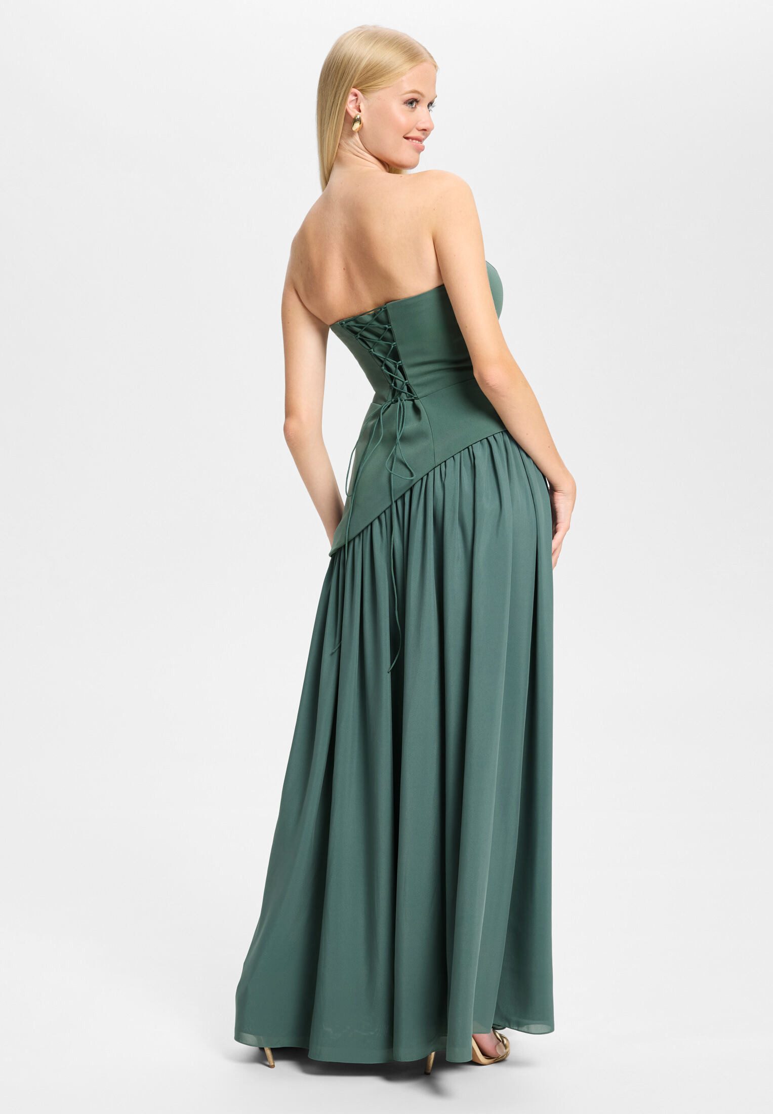 Hey Kyla Abendkleid - Corsagenkleid mit Beinschlitz Figurbetonte Passform