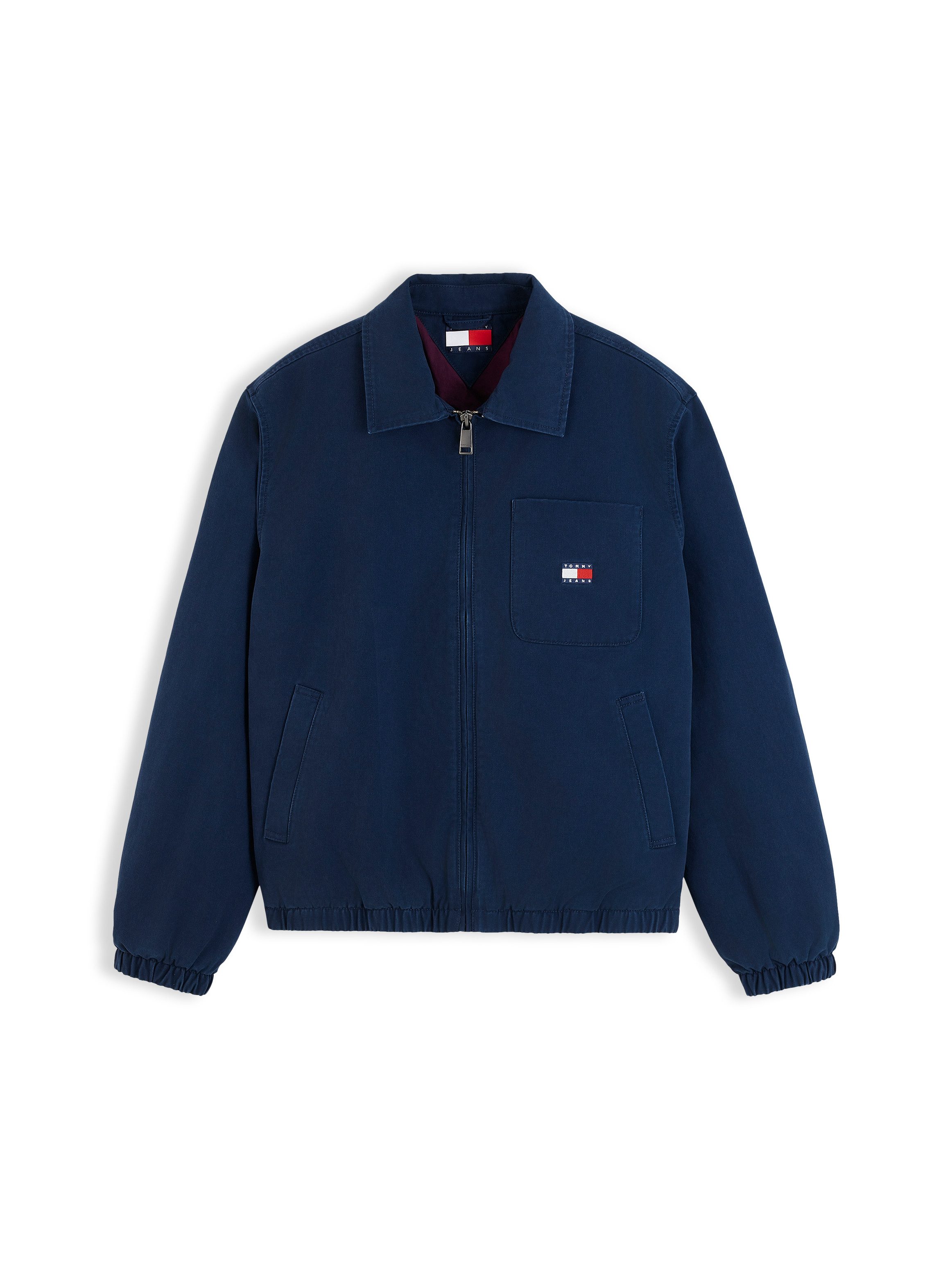 Tommy Jeans Hemdjacke HARRINGTON COTTON JACKET Regular fit mit Hemdkragen – Bild 5 von 5