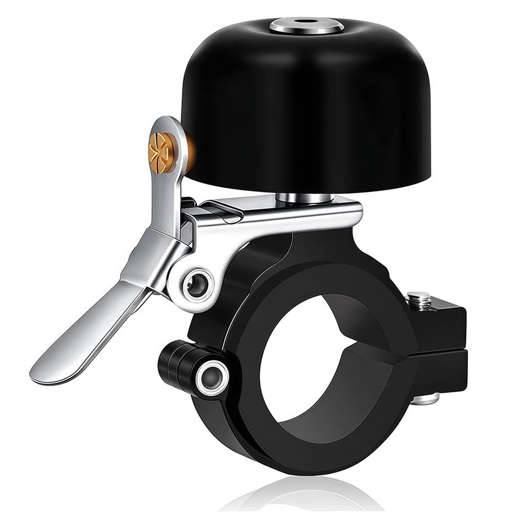 AFKSMILE Fahrradklingel Fahrradklingel für Lenker von 22.2 bis 28 mm, 75 dB, Für Rennrad, Klassische Fahrradklingel aus Messing, Klingel für Mountainbike