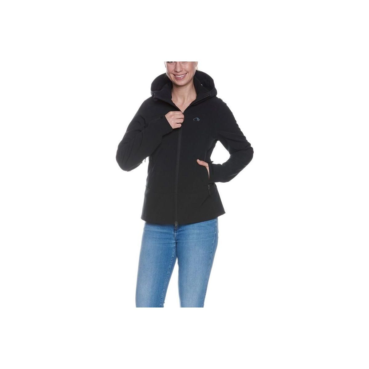TATONKA® Softshelljacke Marto W's Recco Hooded Jacket Körpernah geschnittene Softshell-Jacke aus strapazierfähigem, hoch